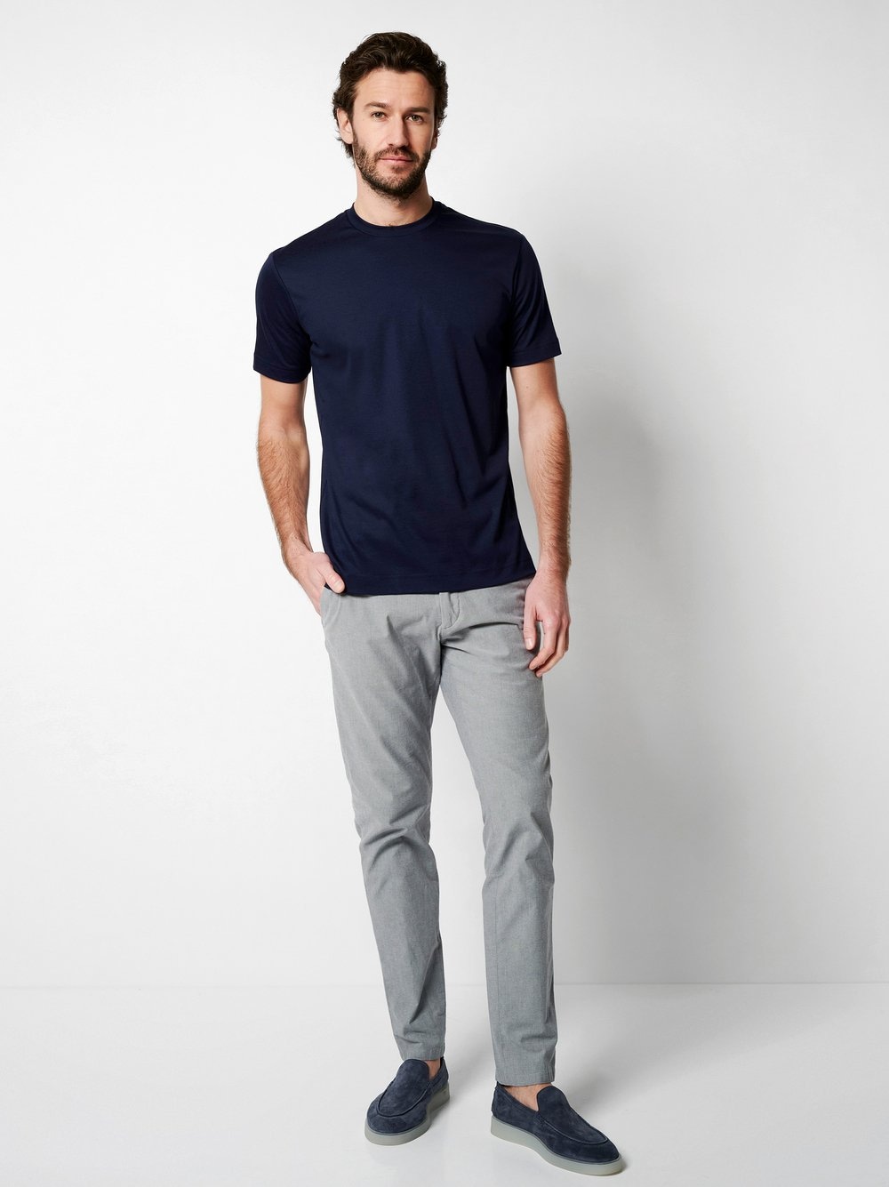 DESOTO T-Shirt »Jersey T-Shirt Rundhalsausschnitt halbarm« Mit Rundhalsausschnitt, Strech-Qualität