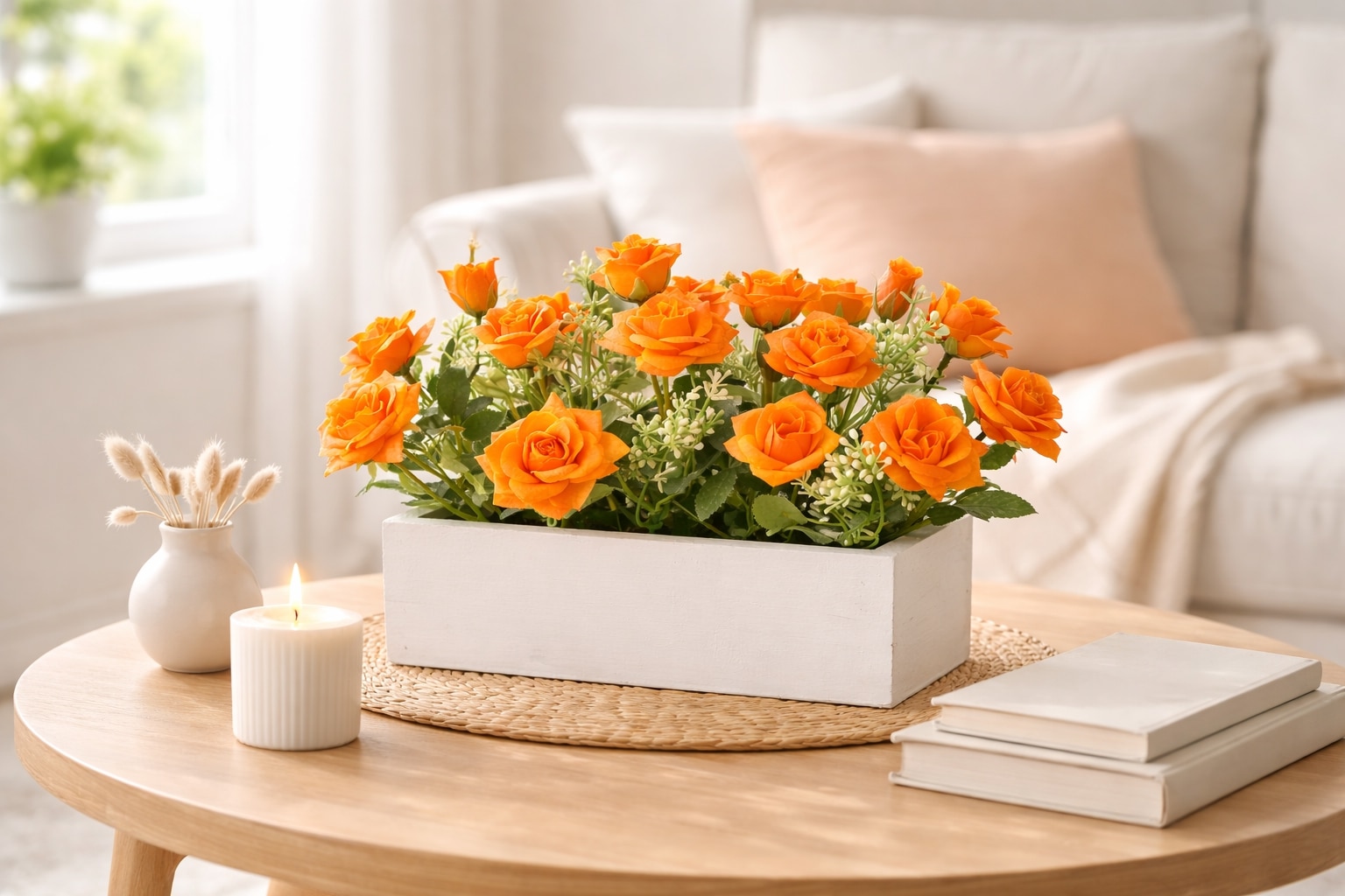 I.GE.A. Kunstblume »Wildröschen im Holzkasten«