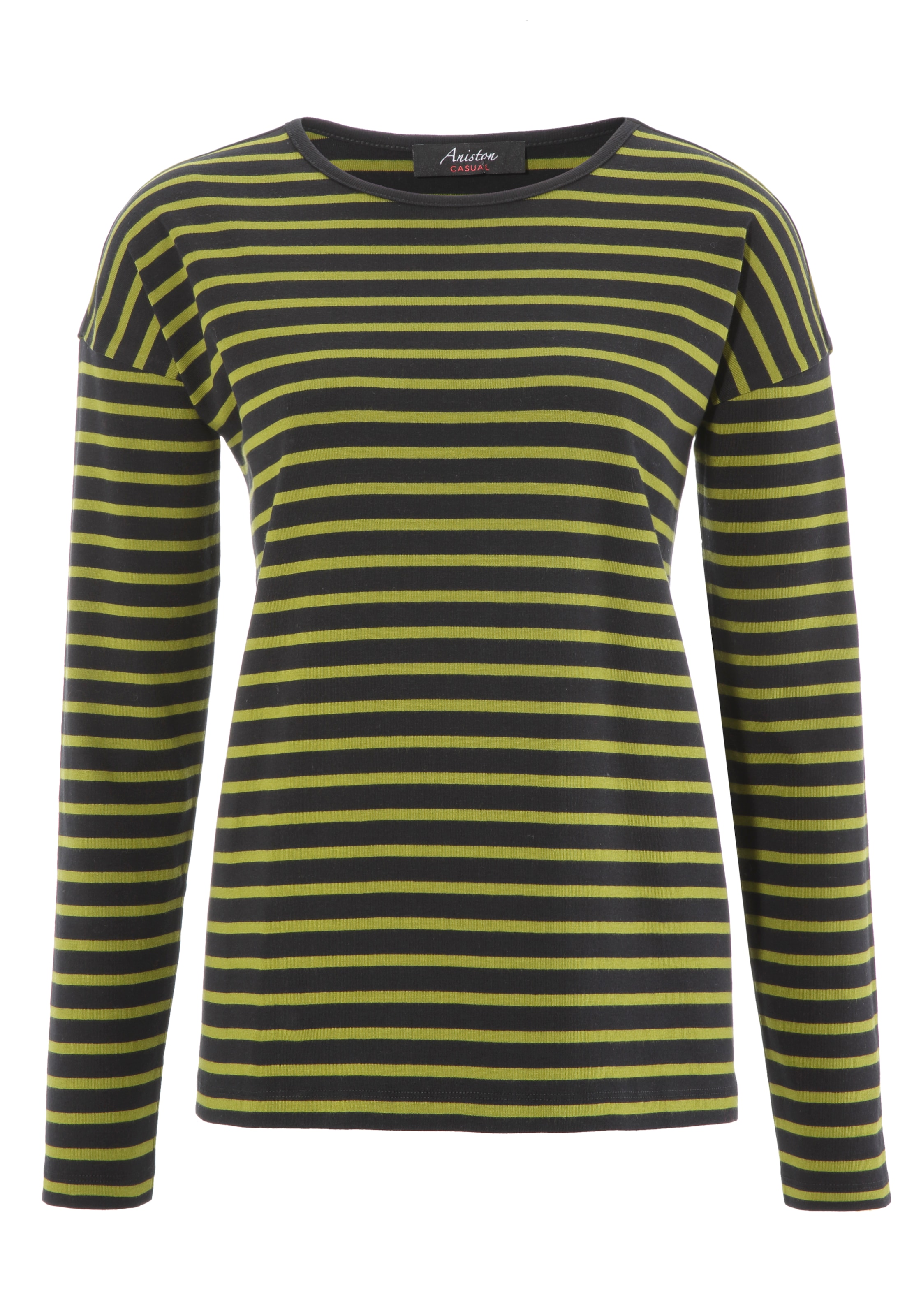 Aniston CASUAL Langarmshirt, bei trendfarbenen mit ♕ Ringeln