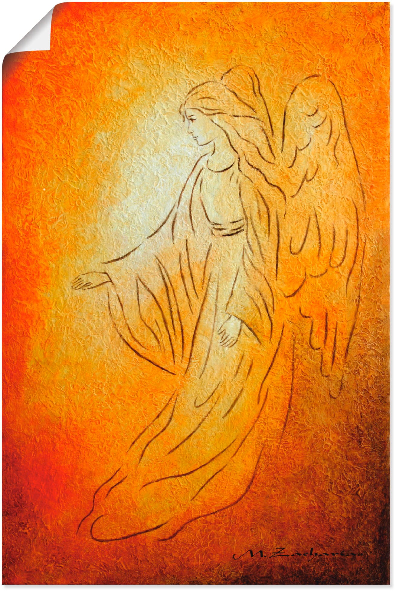 Heilung Wandaufkleber - Größen kaufen Alubild, Raten Wandbild Poster auf der Leinwandbild, St.), oder in »Engel Artland als (1 Engelkunst«, versch. Religion,