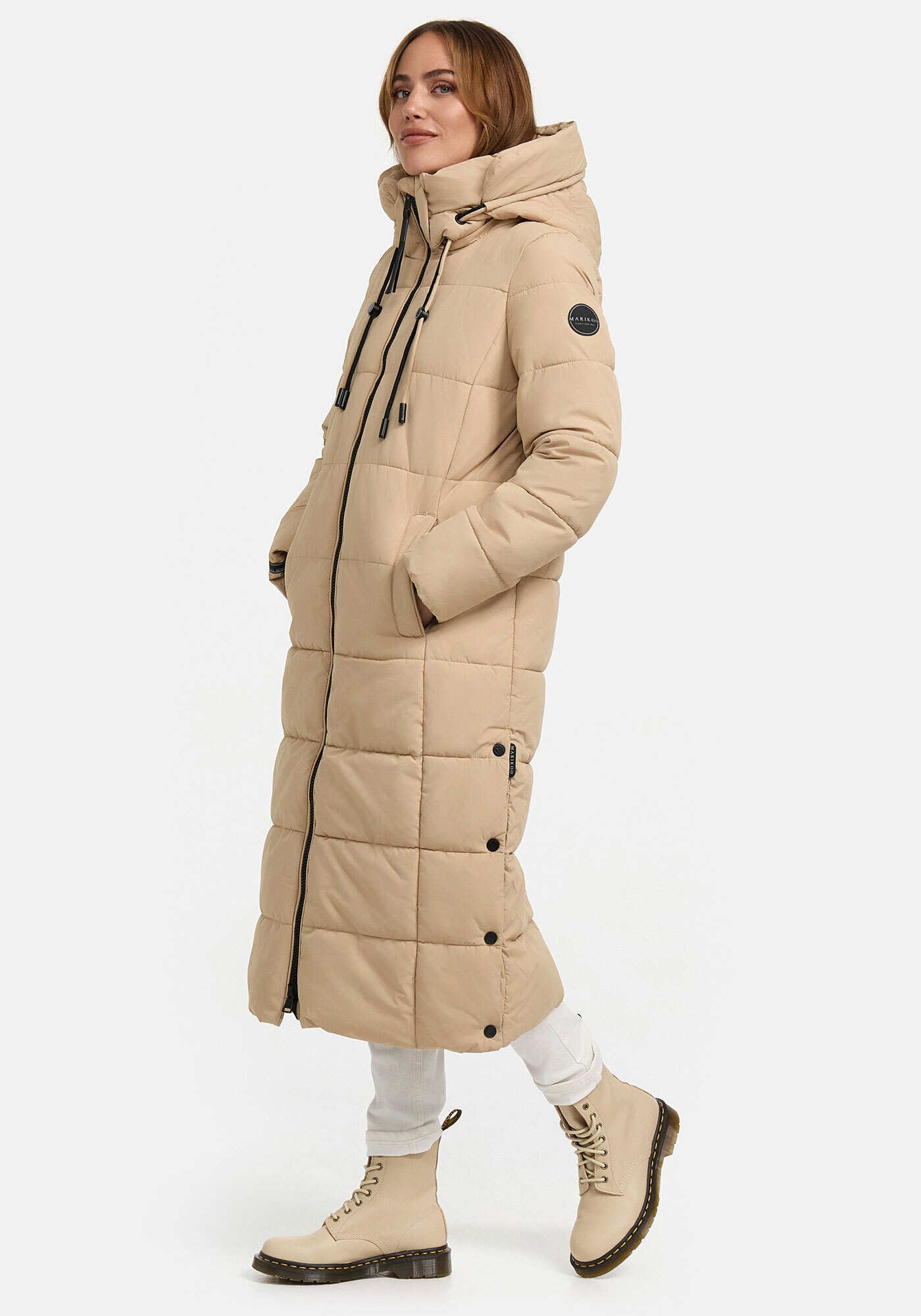 Marikoo Winterjacke »Marikoo Nadeshikoo XVI Damen lange Winter Steppjacke B985«