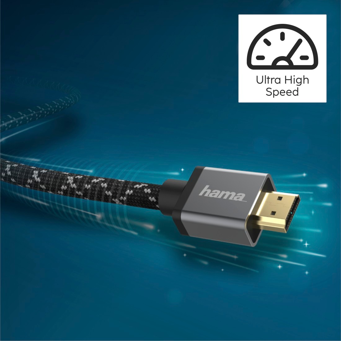 Hama HDMI-Kabel »Ultra High Speed HDMI™-Kabel, Ultra-HD 8K, Alu HDMI™-Kabel 2,00 m«