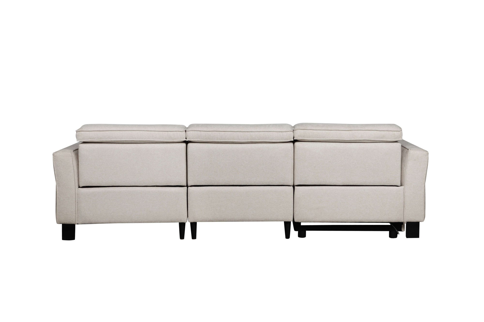 Places of Style Ecksofa »Carpari, L-Form, 263 cm, manuelle o. elektrische Relaxfunktion,«, USB A/C und Kopfteilverstellung