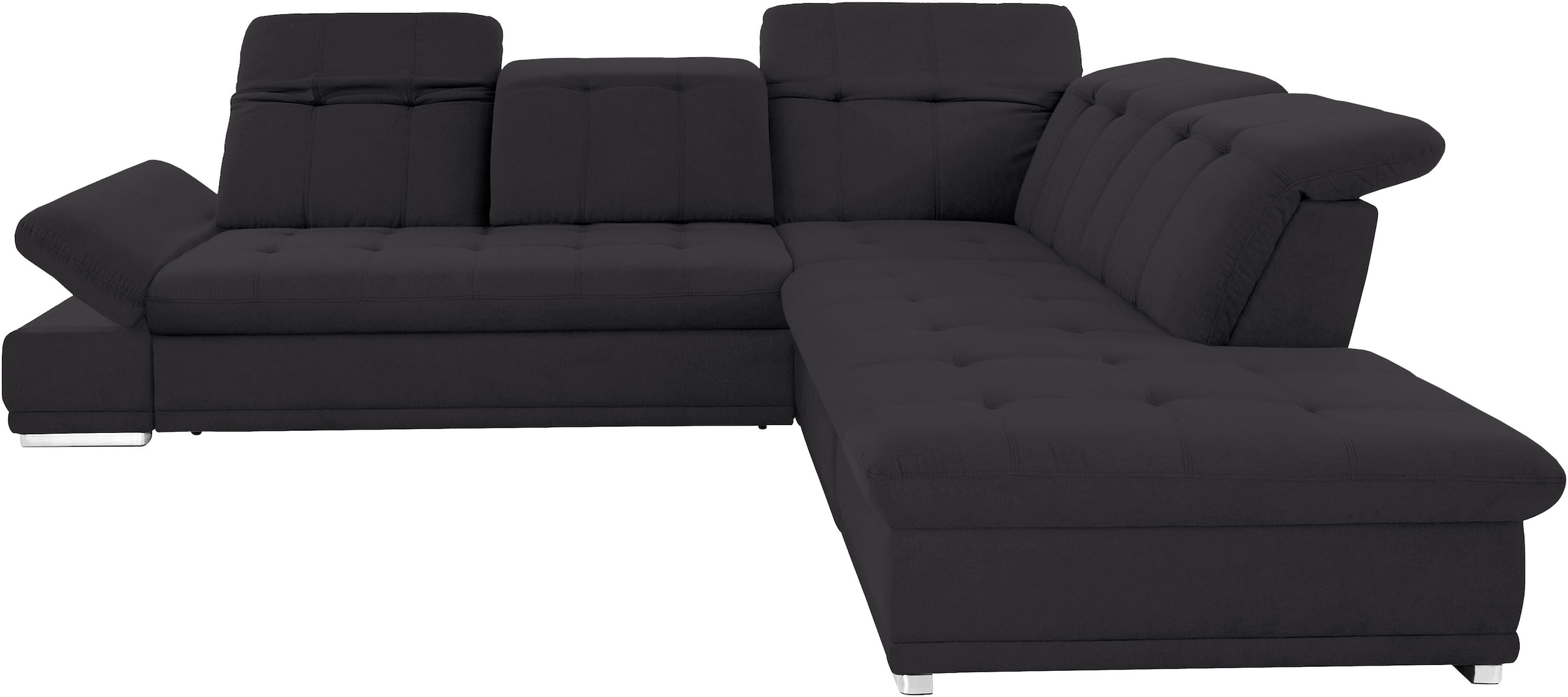 COTTA Ecksofa »Holiday L-Form mit Sitztiefen-, Armteil- und Kopfteilverstellung«, wahlweise mit Bettfunktion inkl. Bettkasten
