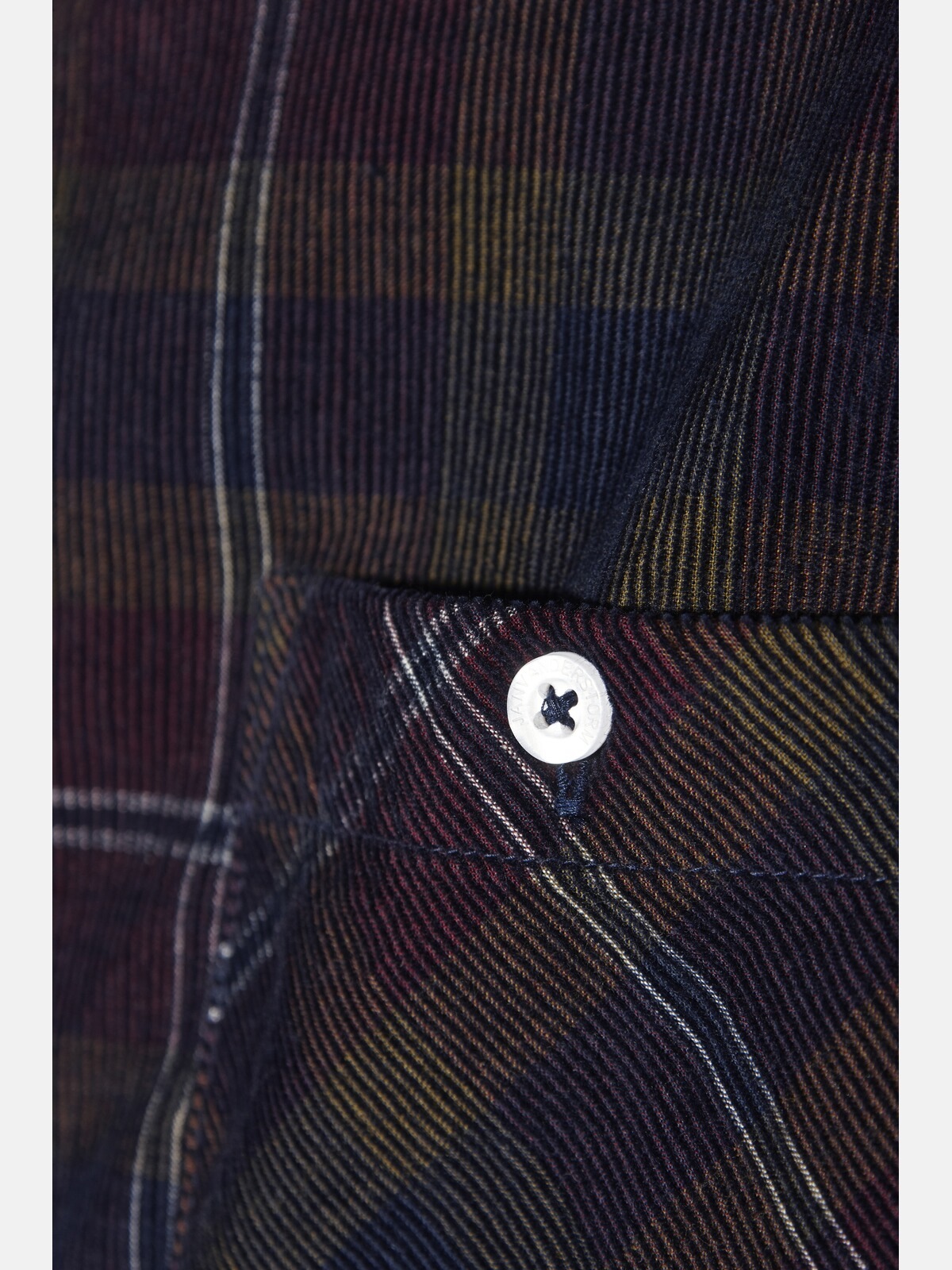 Jan Vanderstorm Karohemd »Cordhemd OLAFSEN«