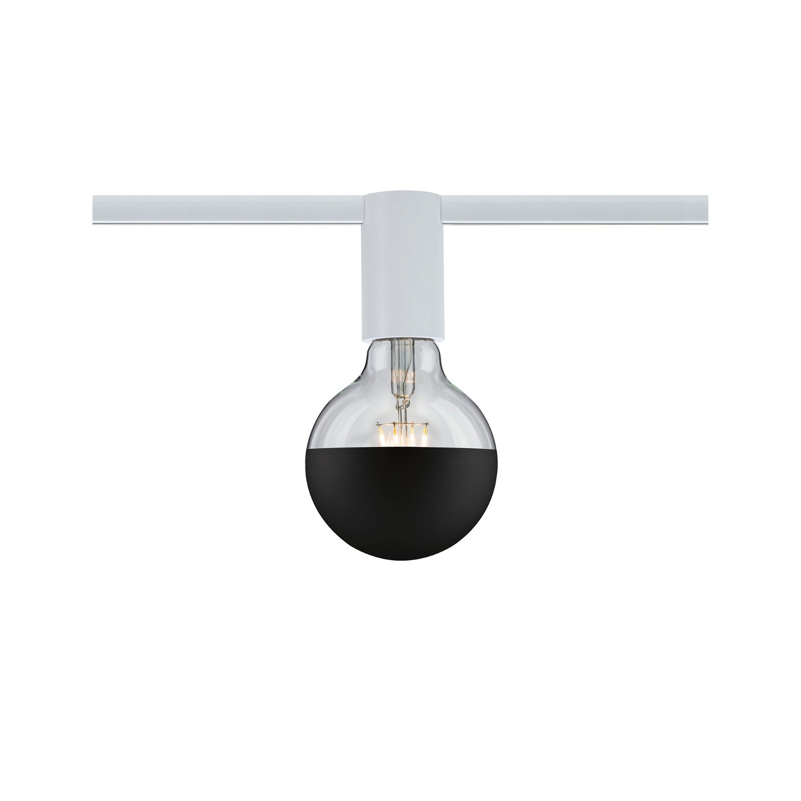 Paulmann Schienensystem-Leuchten »URail Schienenspot Socket Einzelspot E27 max. 20W 230V«, dimmbar