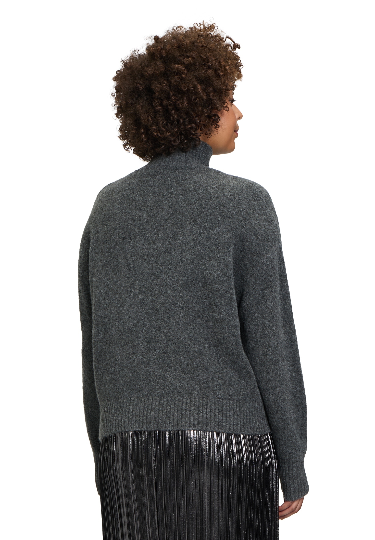 Cartoon Strickpullover »Strickpullover mit Stehkragen«