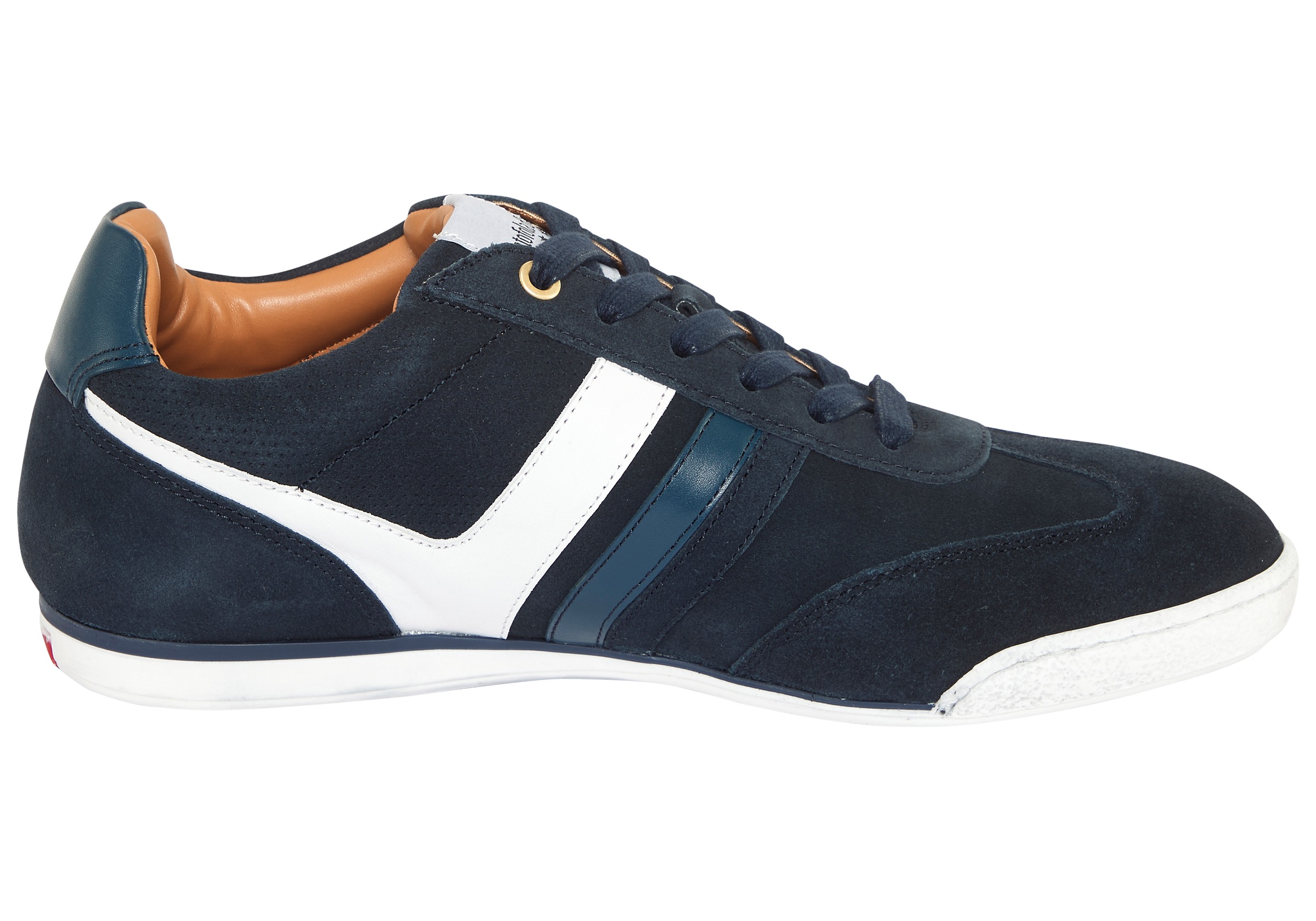 Pantofola d´Oro Sneaker »VASTO LOW«  Obermaterial aus Leder, Gummilaufsohle, mit Schnürung