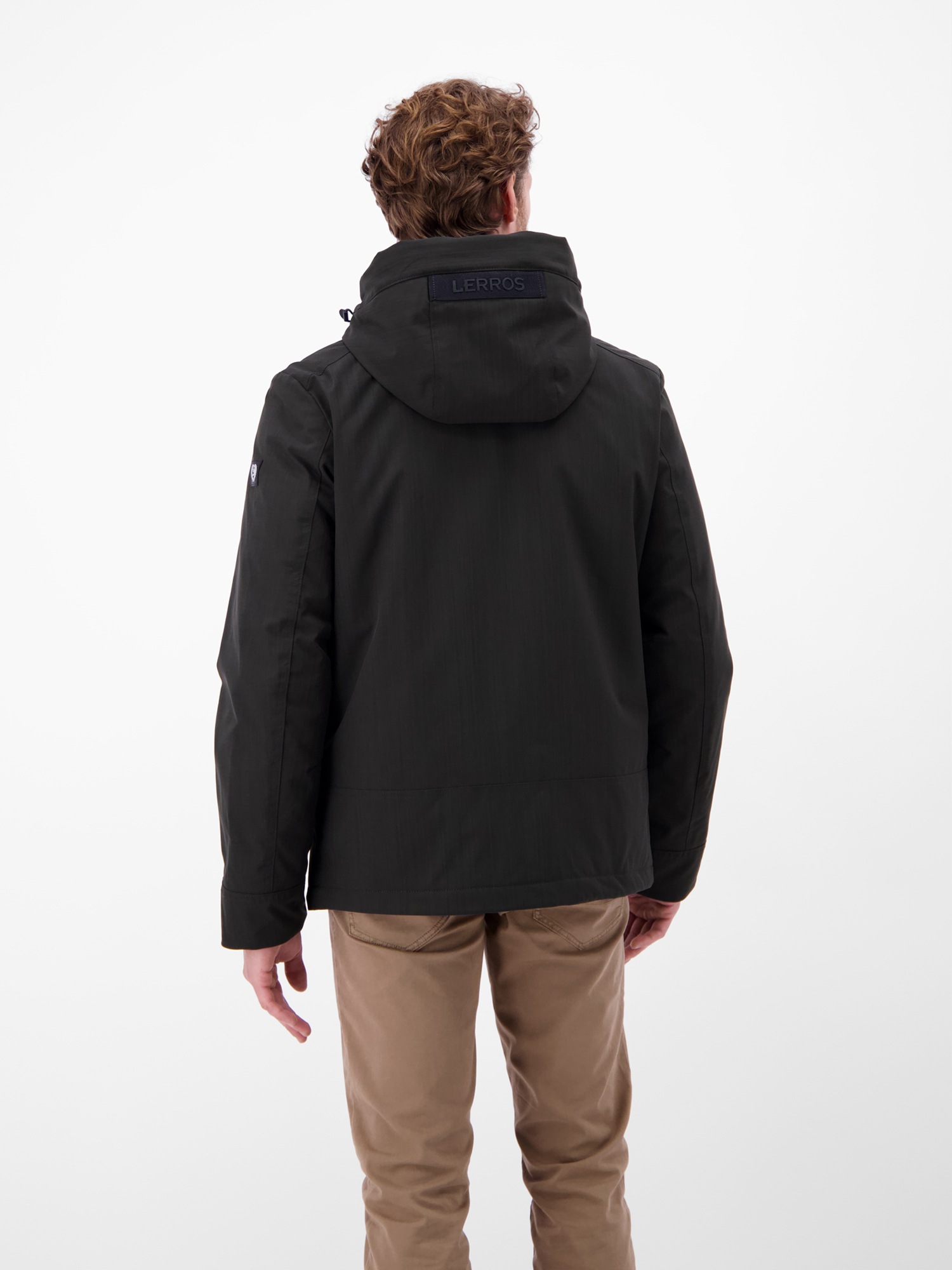 LERROS Blouson »LERROS Herren Blouson in Stukturoptik«, mit Kapuze, Wasser- und windabweisend
