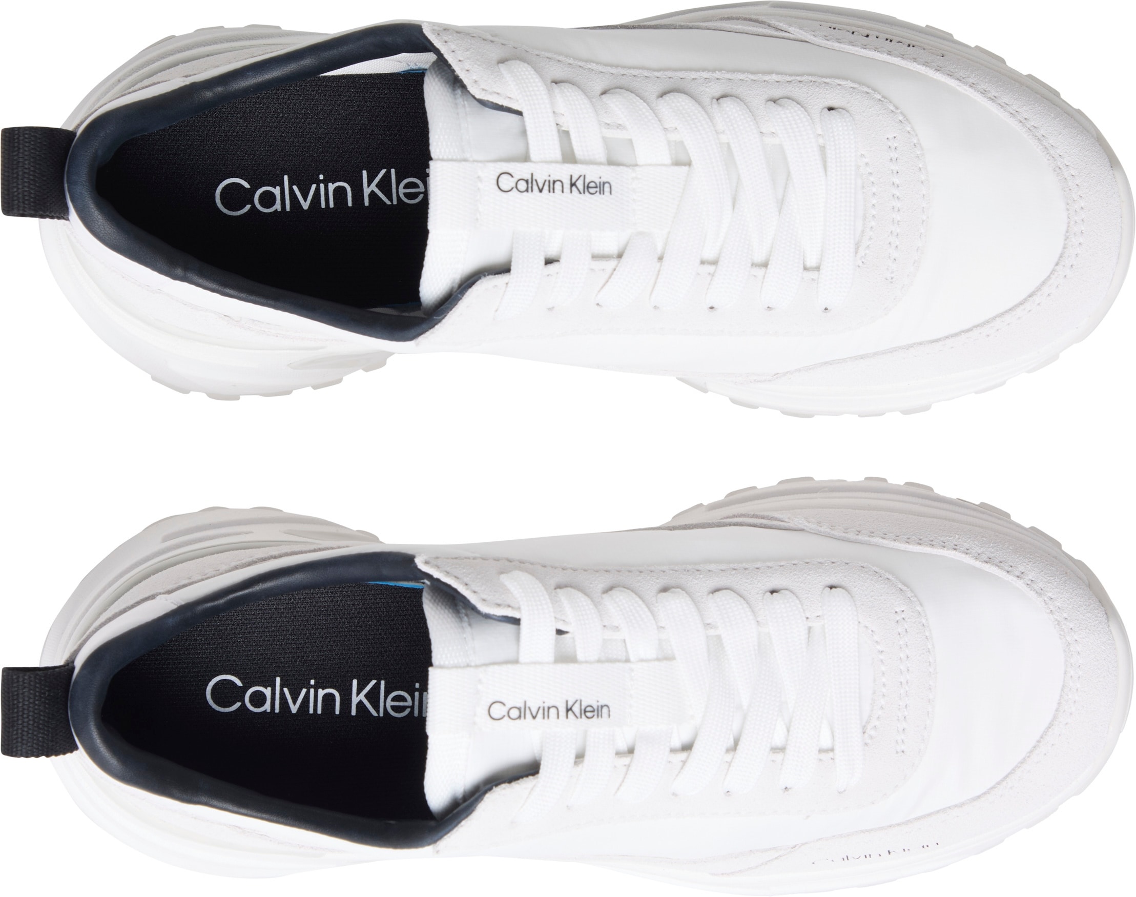 Calvin Klein Jeans Plateausneaker »HIKE RUNNER MG NYLON MIX«  Freizeitschuh, Halbschuh, Schnürschuh mit Profilsohle