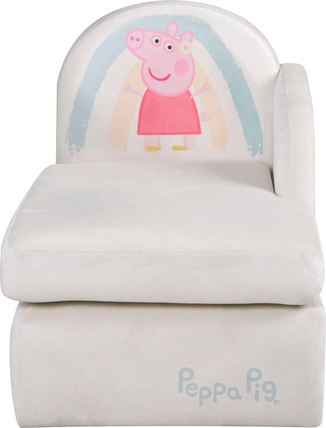 roba® Kindersofa »Peppa Pig«, mit seitlicher Armlehne