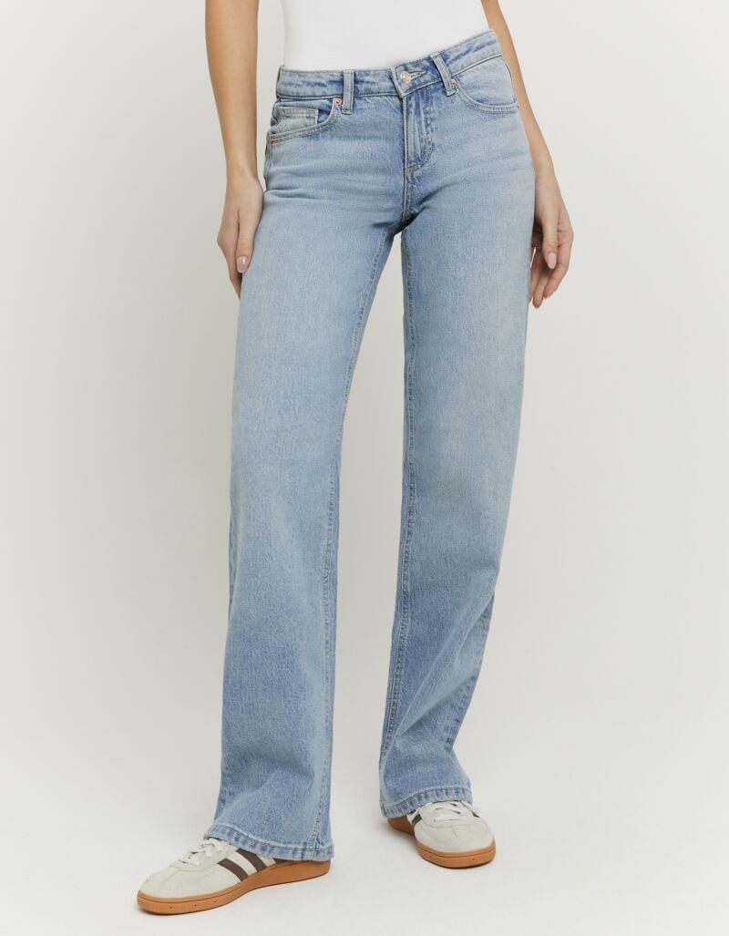 Tally Weijl Straight-Jeans »SPADEPOLKIS« elastisch, tief geschnitten mit geradem Beinverlauf