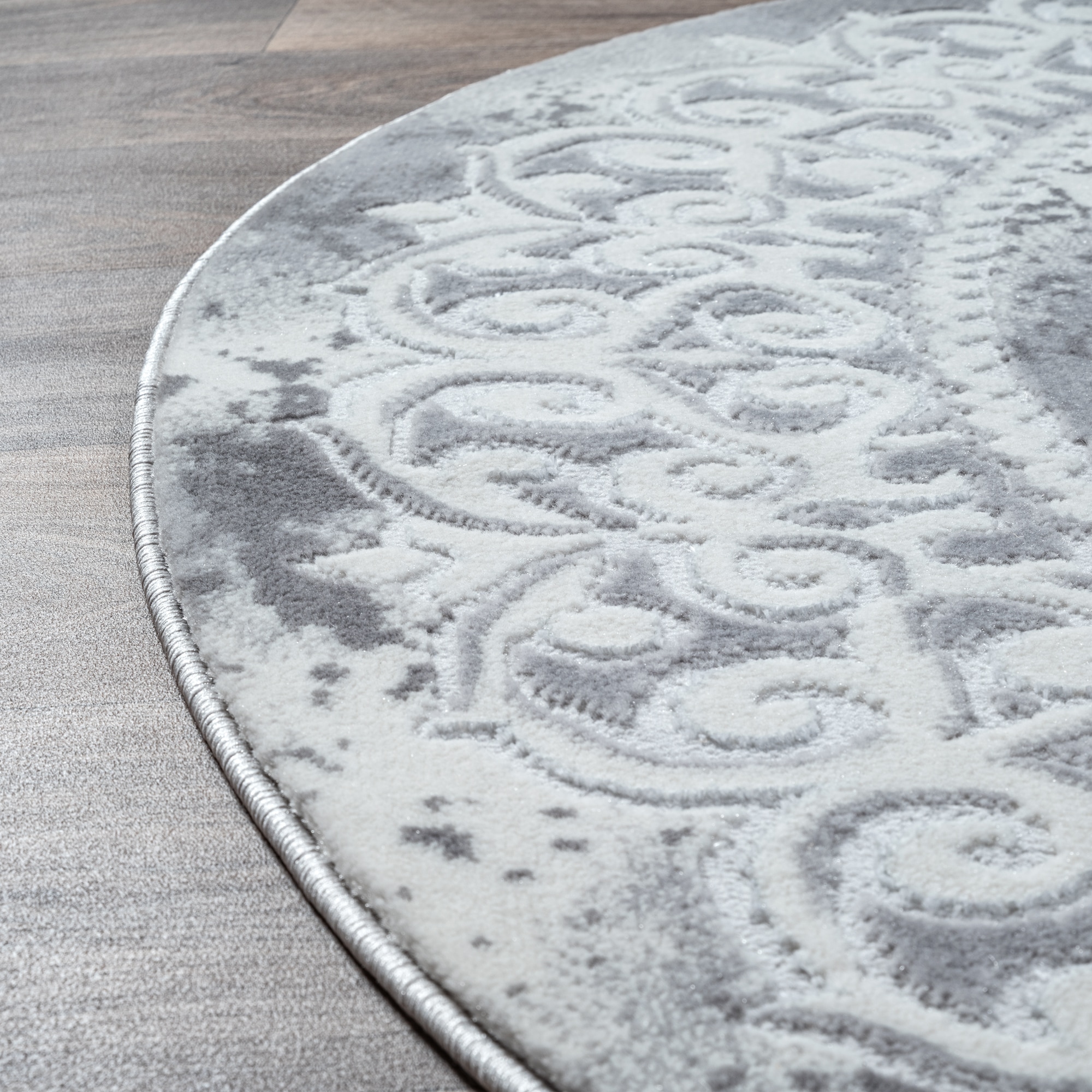 Sanat Teppich »Harmony 3205 , auch als Läufer« rund 12 mm Höhe Wohnzimmer, Kurzflor, modern,  Orient Optik, Schlafzimmer