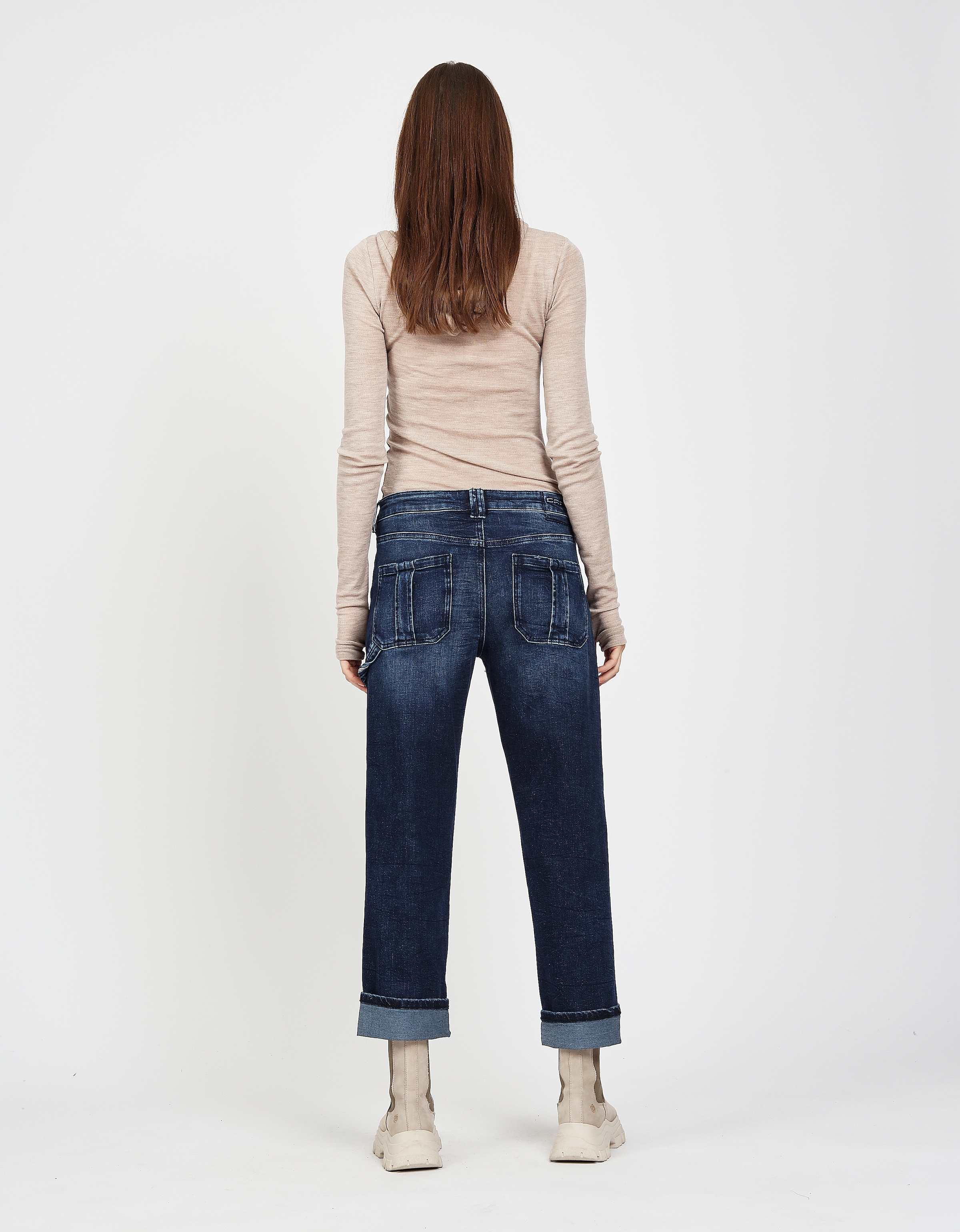 GANG Straight-Jeans »94THELMA WORKER« mit aufgesetzten Taschen und typischen Workerdetails