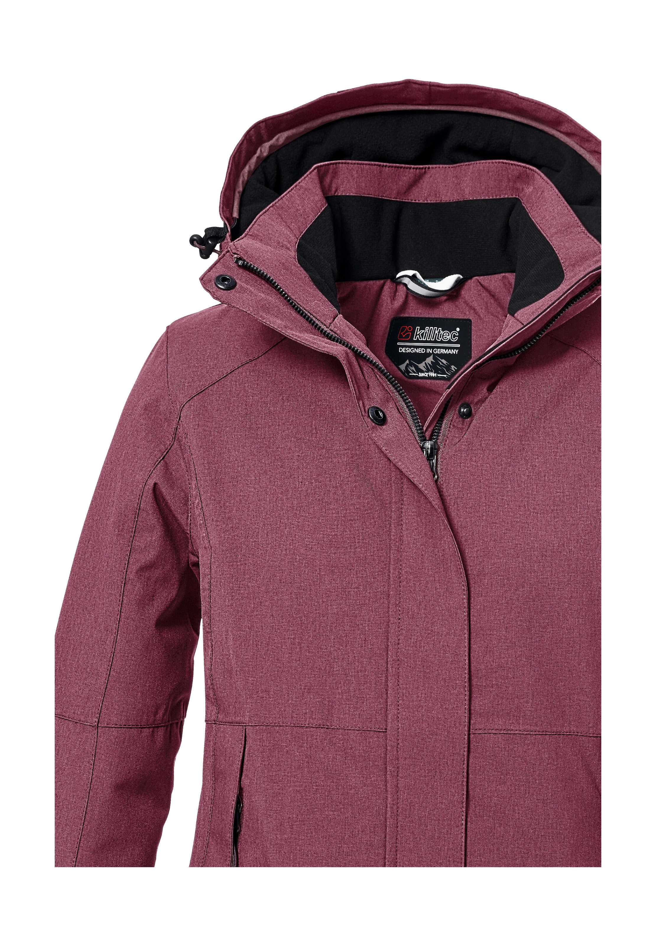 Killtec Outdoorjacke »KOW 37 WMN JCKT« Wasserdichte Damen Funktionsjacke mit abnehmbarer Kapuze