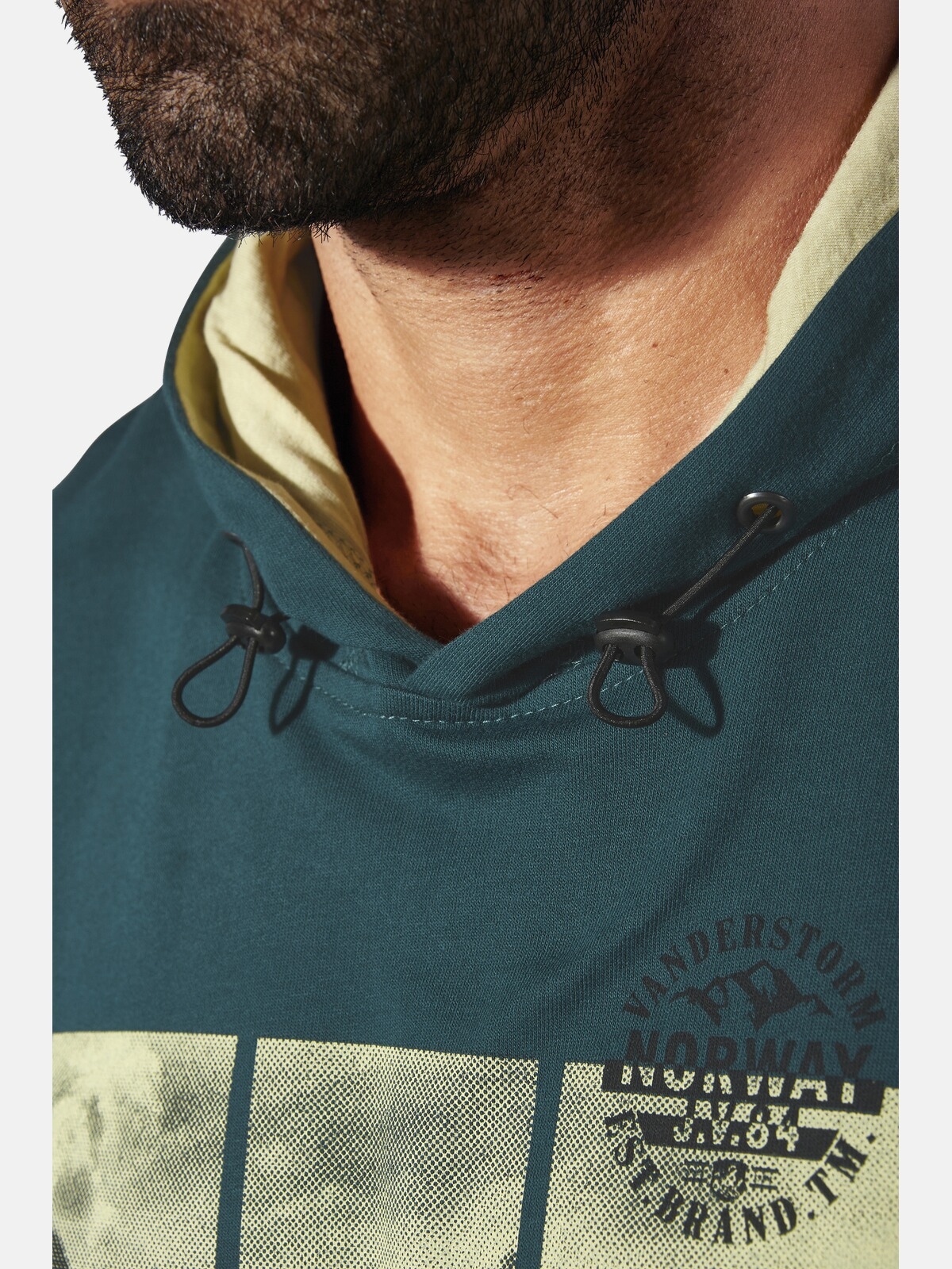 Jan Vanderstorm Kapuzensweatshirt »Sweatshirt JIRI«, (1 tlg.), mit verstellbarer Kapuze