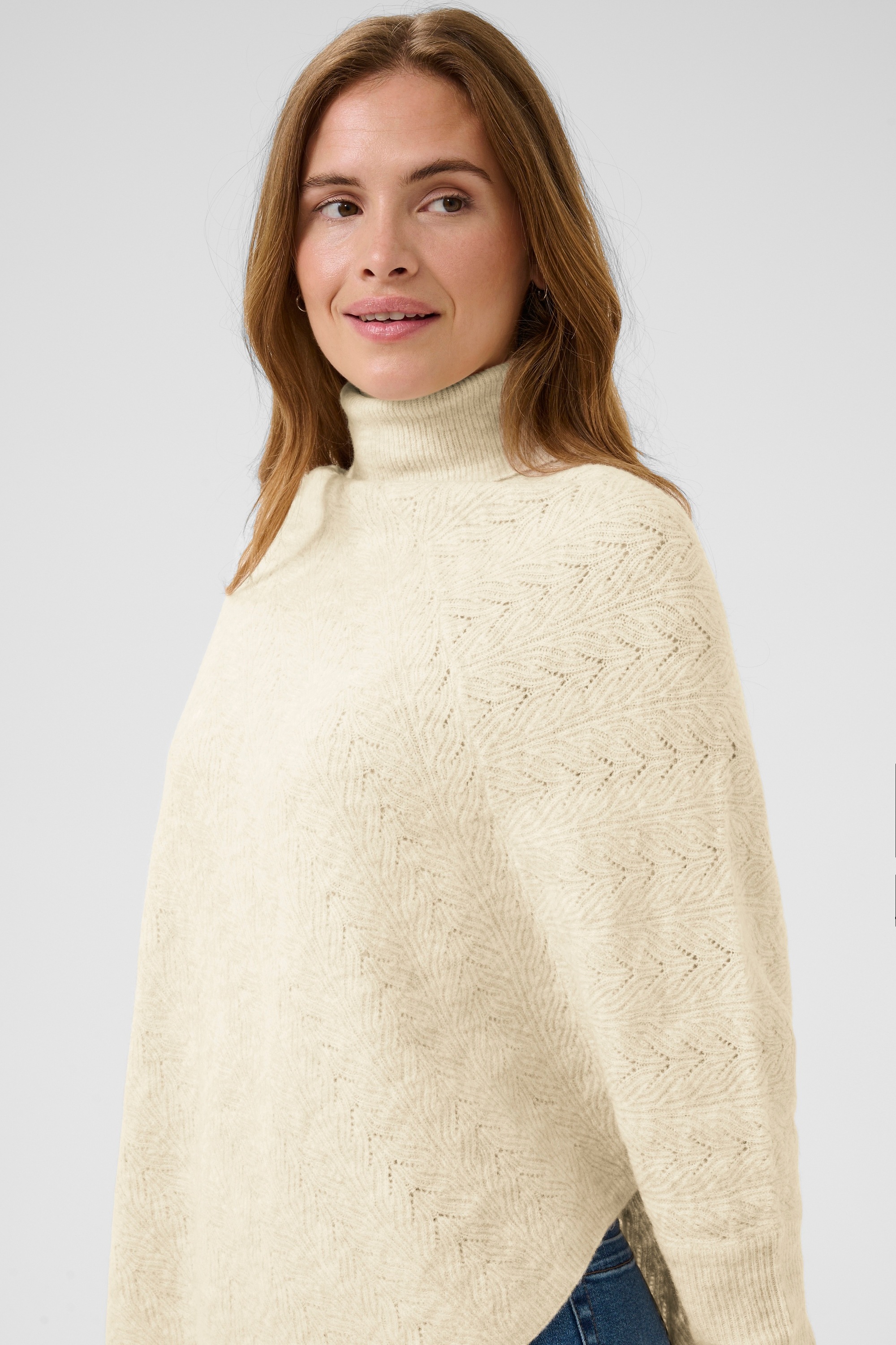 KAFFE Strickponcho »Poncho KAjennie«