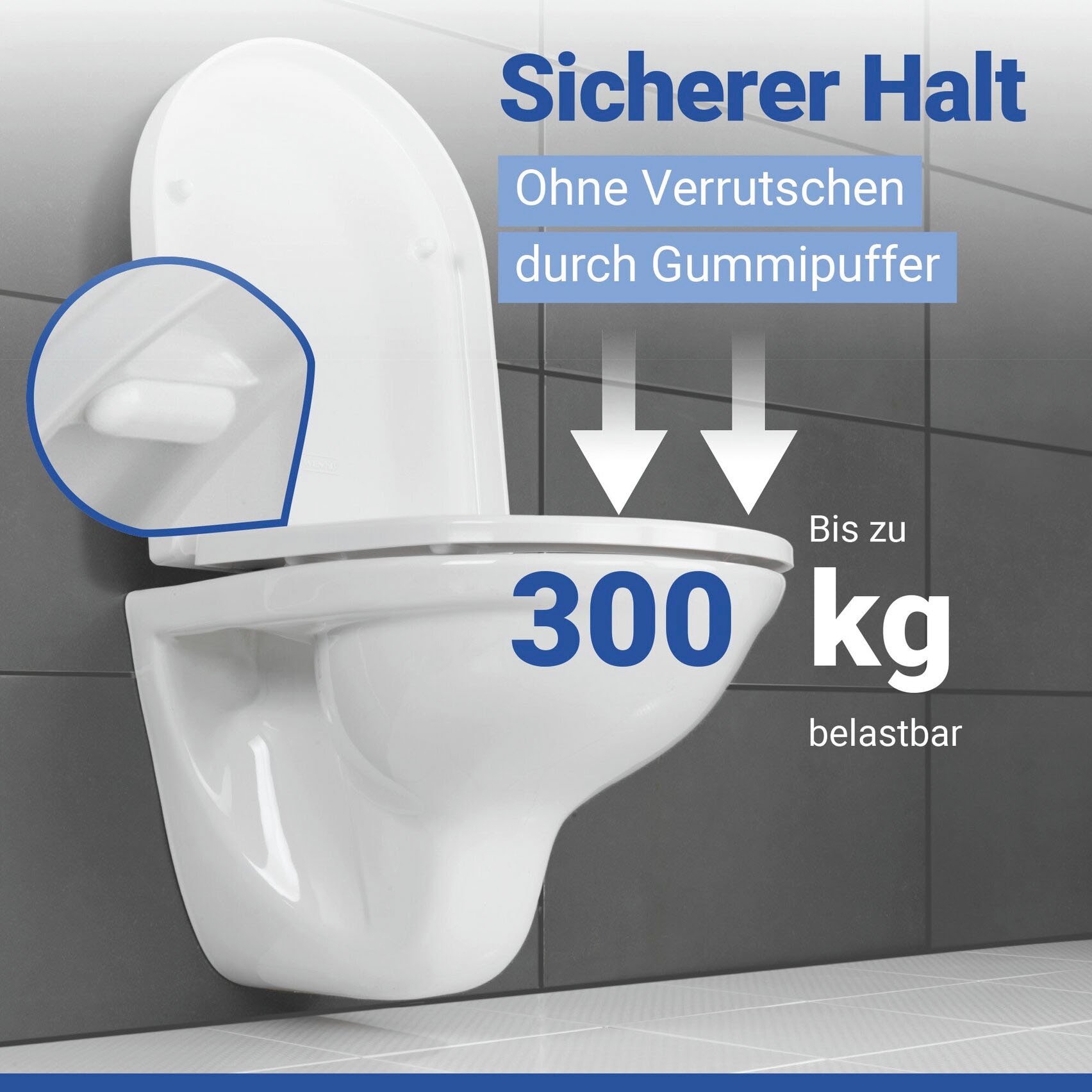 WENKO WC-Sitz »Palma« Mit Absenkautomatik
