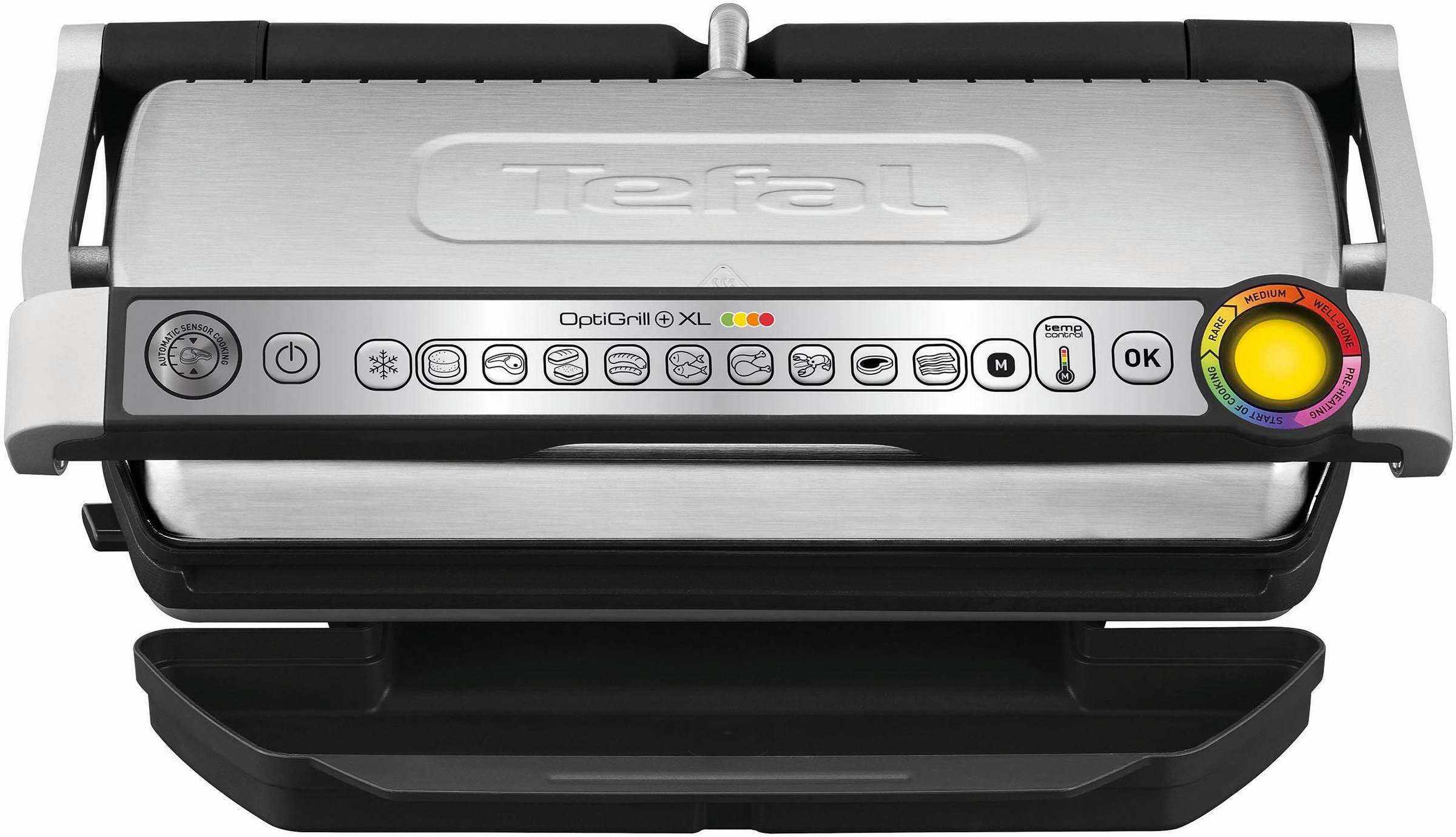 Tefal Kontaktgrill »GC722D OptiGrill+ XL«, 2180 W, XL-Grillfläche, automatische Anzeige des Garzustands