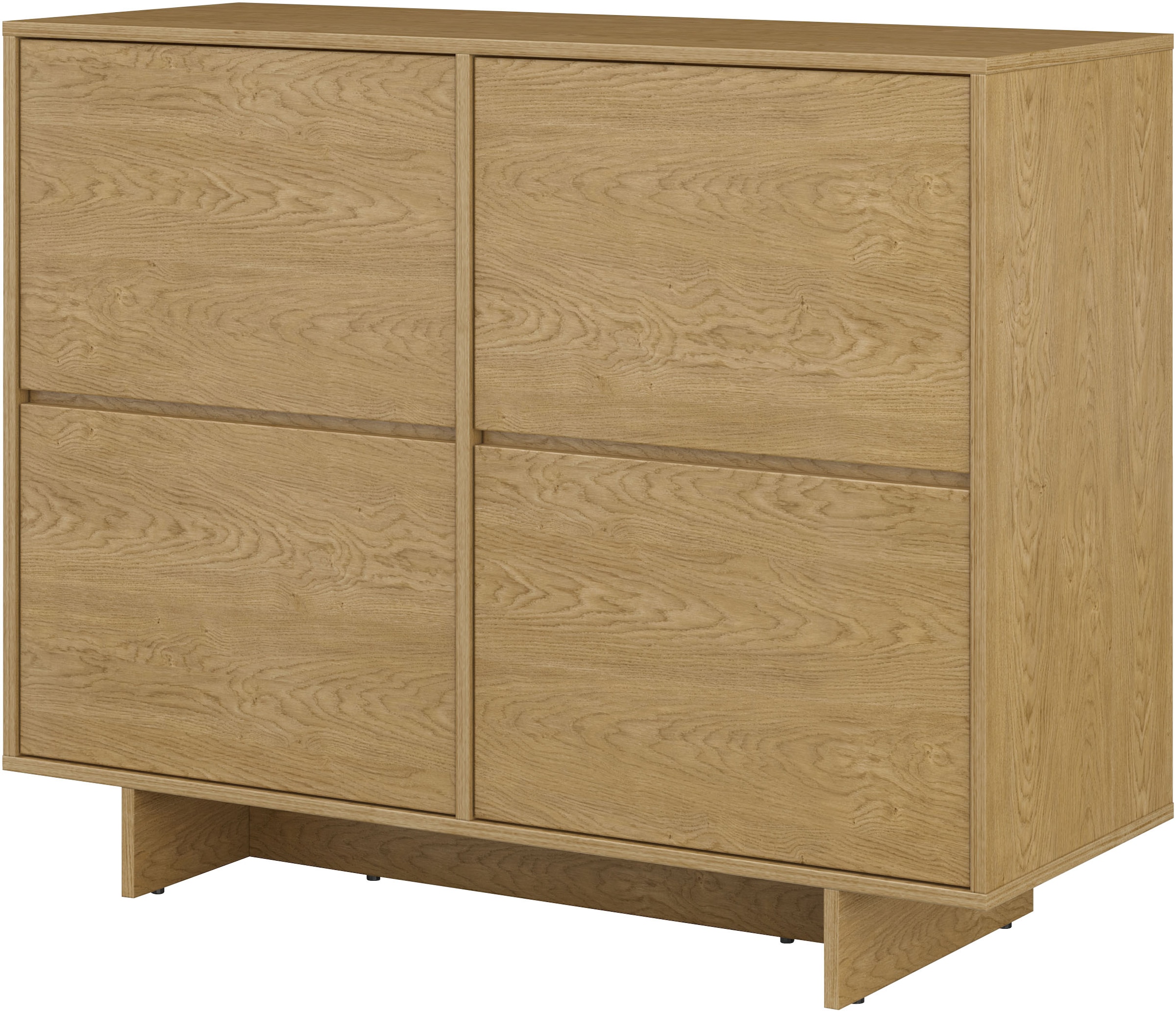 OTTO home Sideboard »Tatami, Stilvolle, moderne grifflose Kommode 2 Türen, Breite 111cm« Anrichte mit viel Stauraum, Böden verstellbar, push-to-open-Funktion
