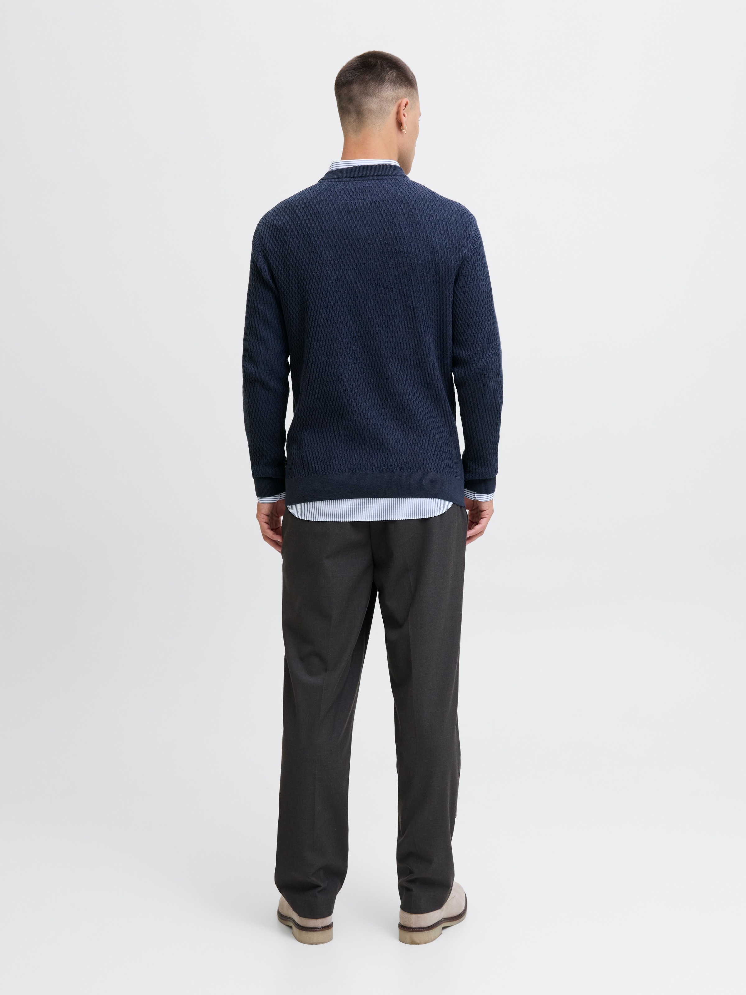 Jack & Jones Strickpullover »JPRBLAREAGAN KNIT CREW NECK«
