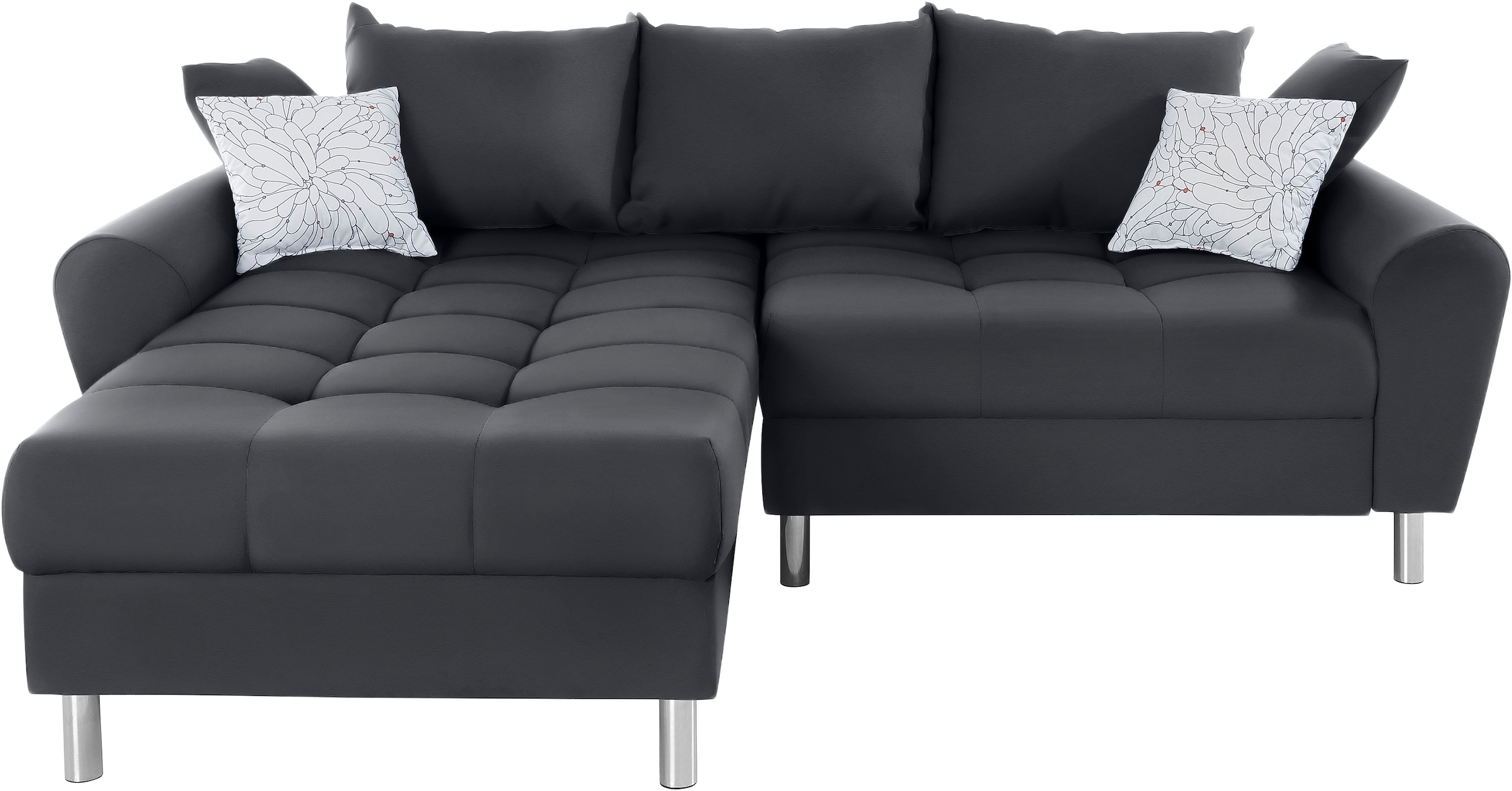 Ecksofa »Rada L-Form«, inklusive Hocker, Bettfunktion und Federkern