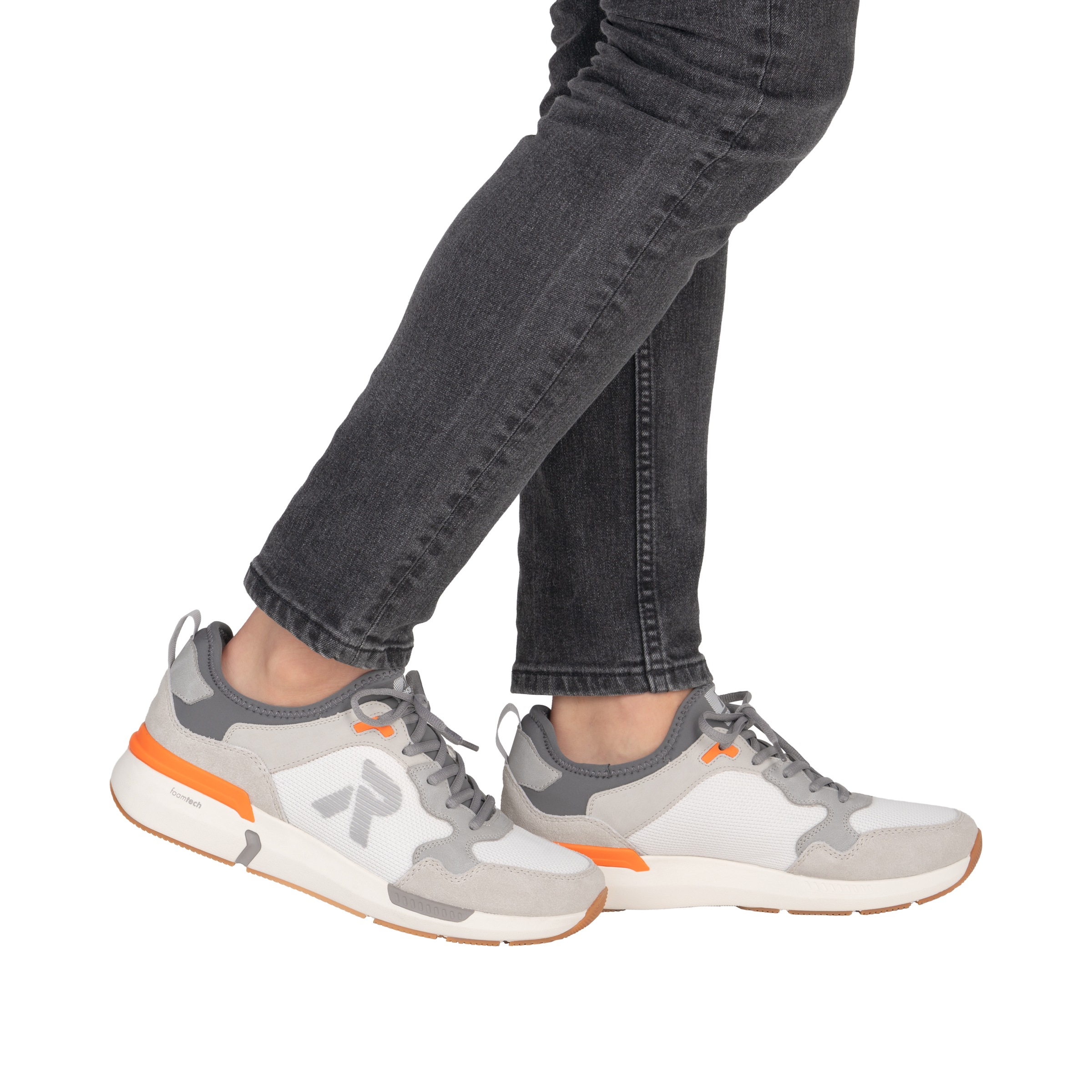 RIEKER Sport Slip-On Sneaker  Schlupfschuh, Sportschuh, Freizeitsneaker mit Memory-Foam Innensohle