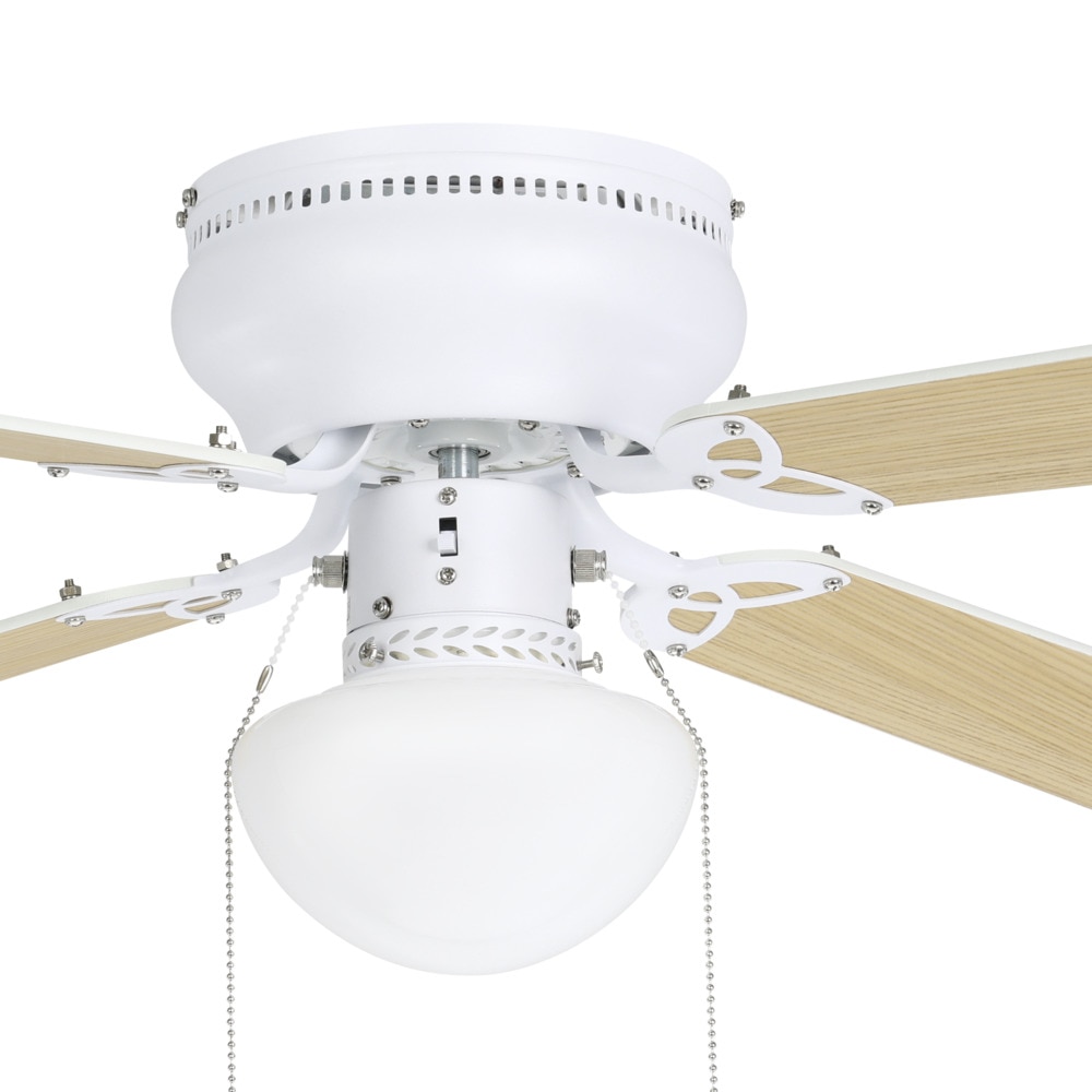 EGLO Deckenleuchte »CAGLIARI« E27 1 Stk. Deckenventilator Cagliari, 4 Flügel Ventilator mit Zugkette