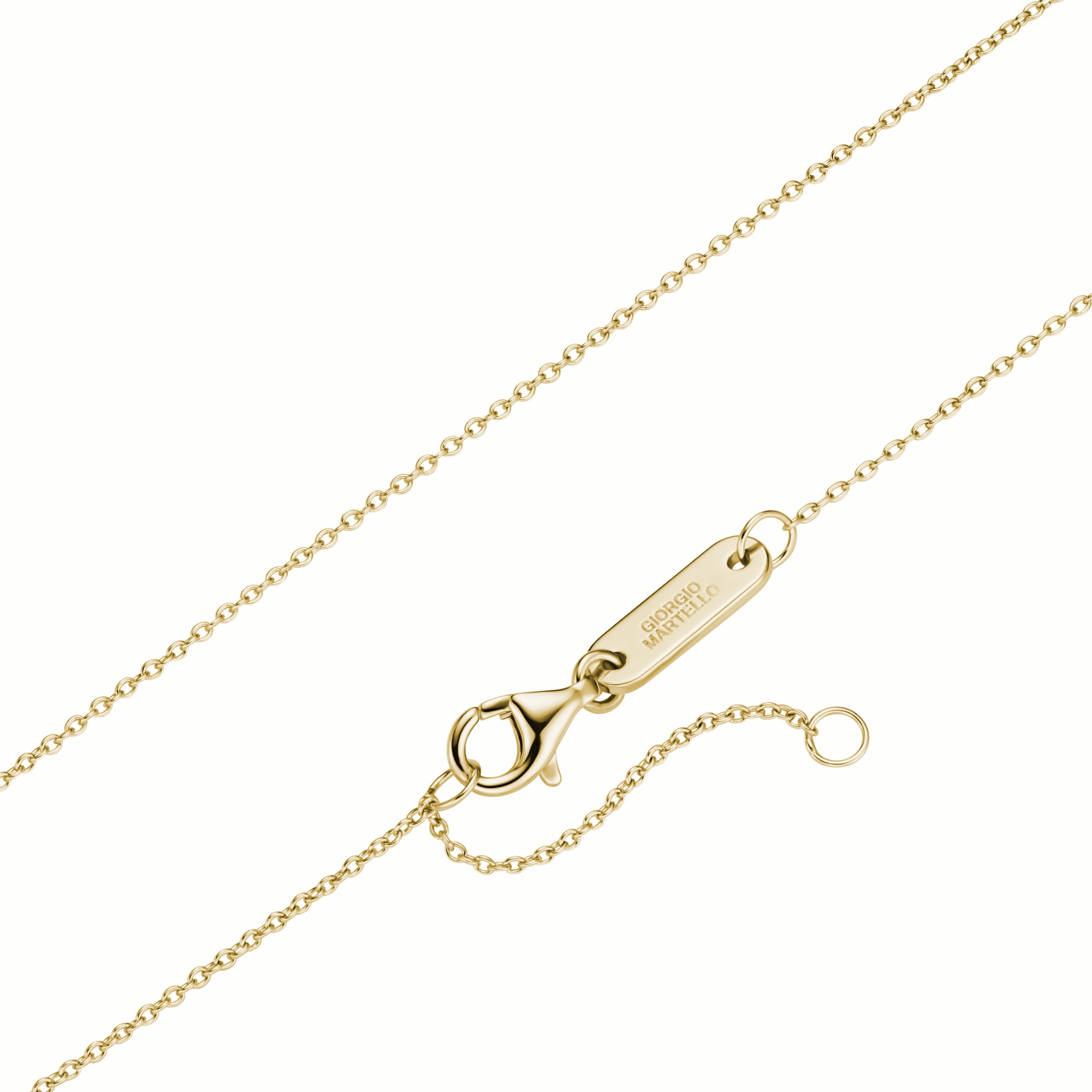 GIORGIO MARTELLO MILANO Collier »Collier mit Emaille-Einlagen und Zirkonia, Silber 925«