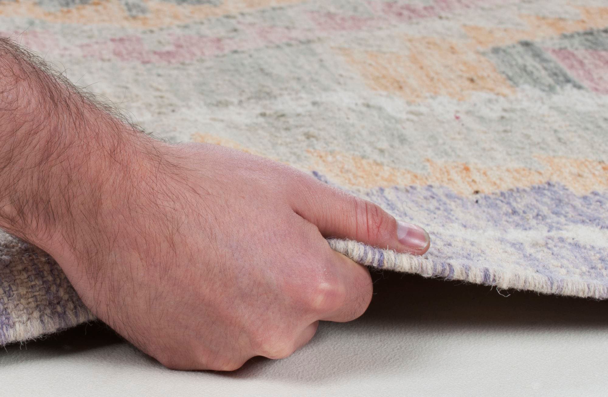 TOM TAILOR HOME Wollteppich »Vintage Classic Kelim« rechteckig 5 mm Höhe reine Wolle, handgewebt, mit Fransen, Boho-Style