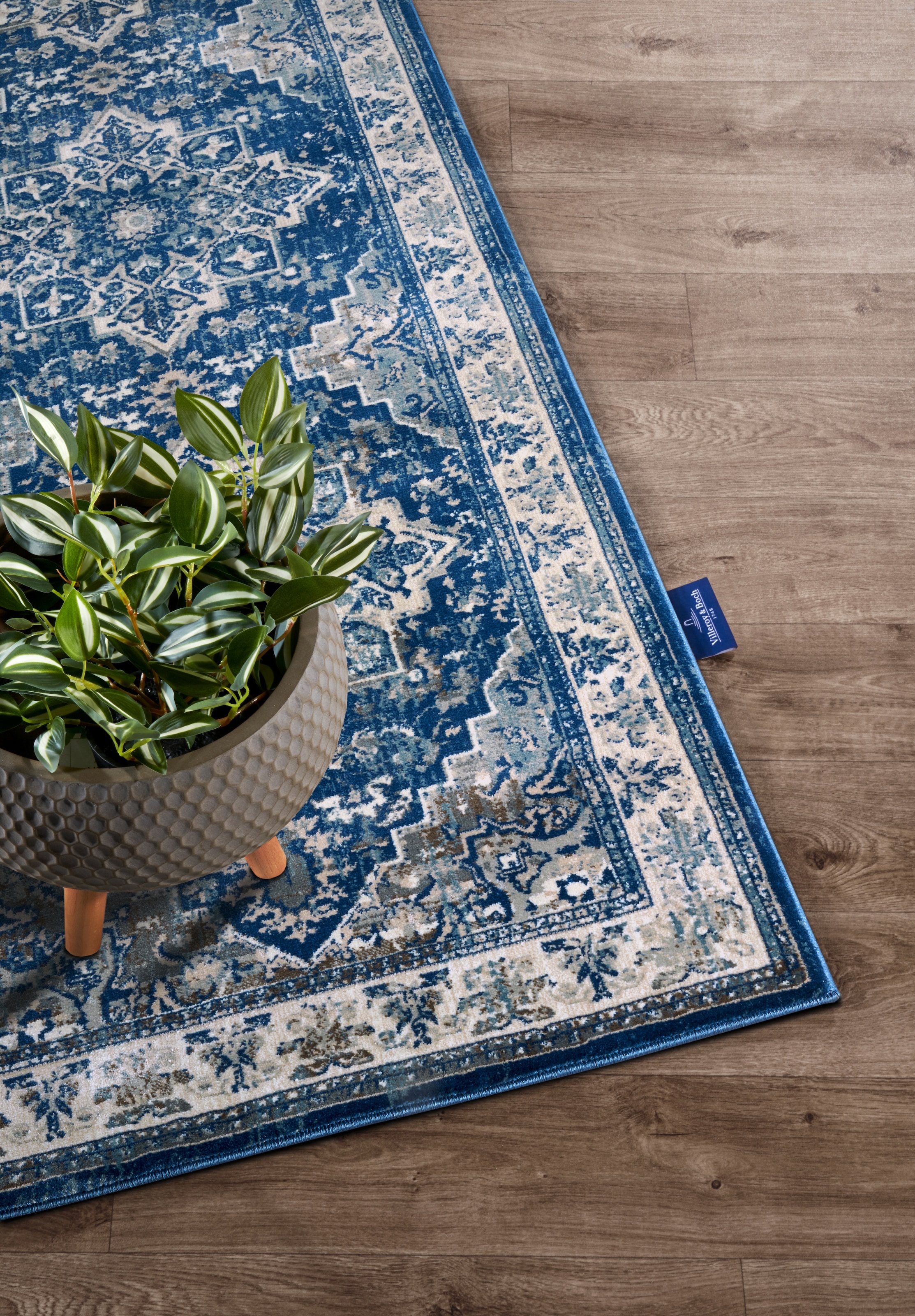 Villeroy & Boch Teppich »Jehanne«, rechteckig, 11 mm Höhe, Orientalisch, Wohnzimmer, Schlafzimmer, Klassisch, Kurzflor, Weich