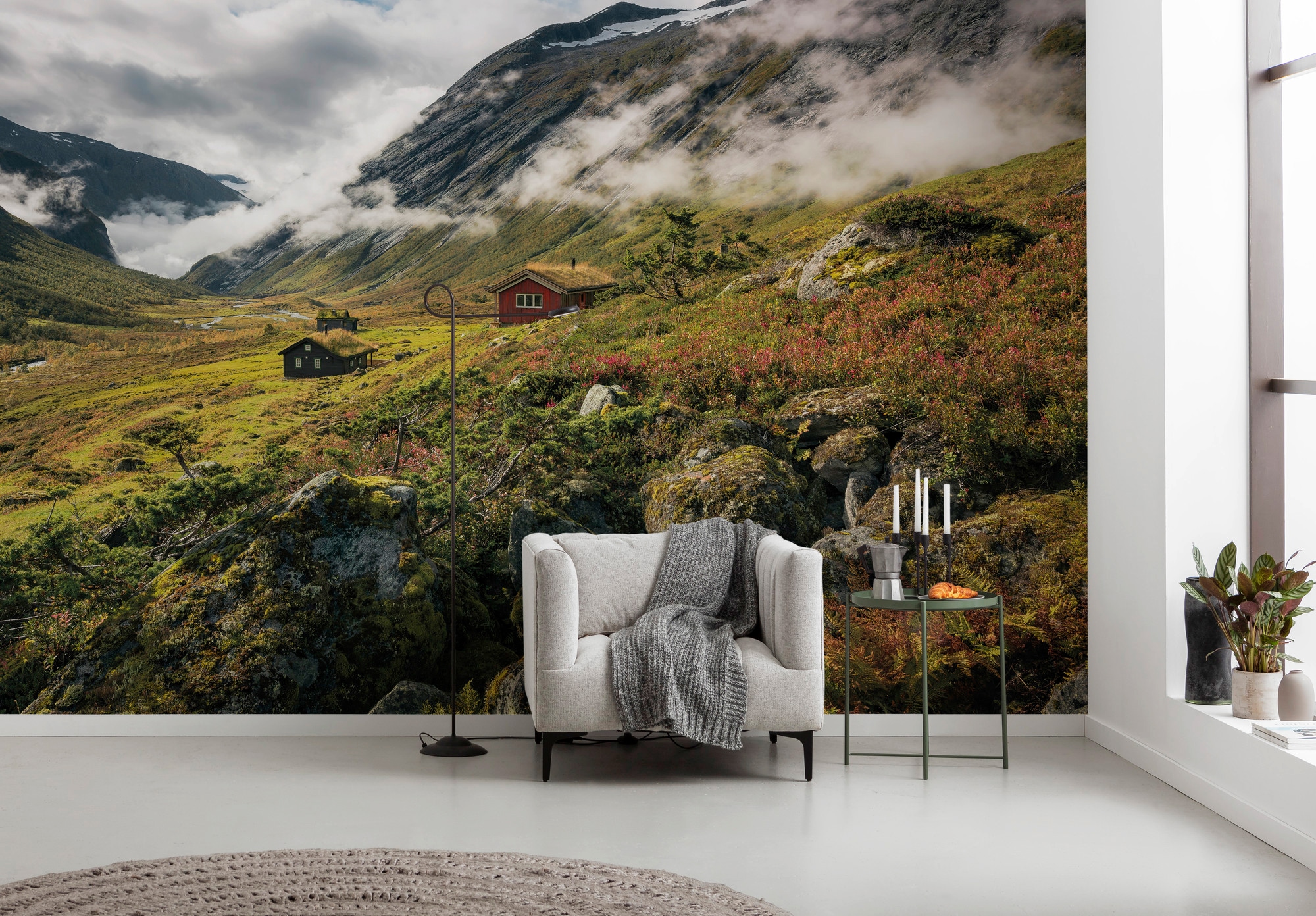 Komar Fototapete »Pure mehrfarbig-natürlich-bedruckt, x Wohnzimmer, Höhe), | 450x280 (Breite cm Garantie XXL 3 Schlafzimmer Norway«, online kaufen mit Jahren