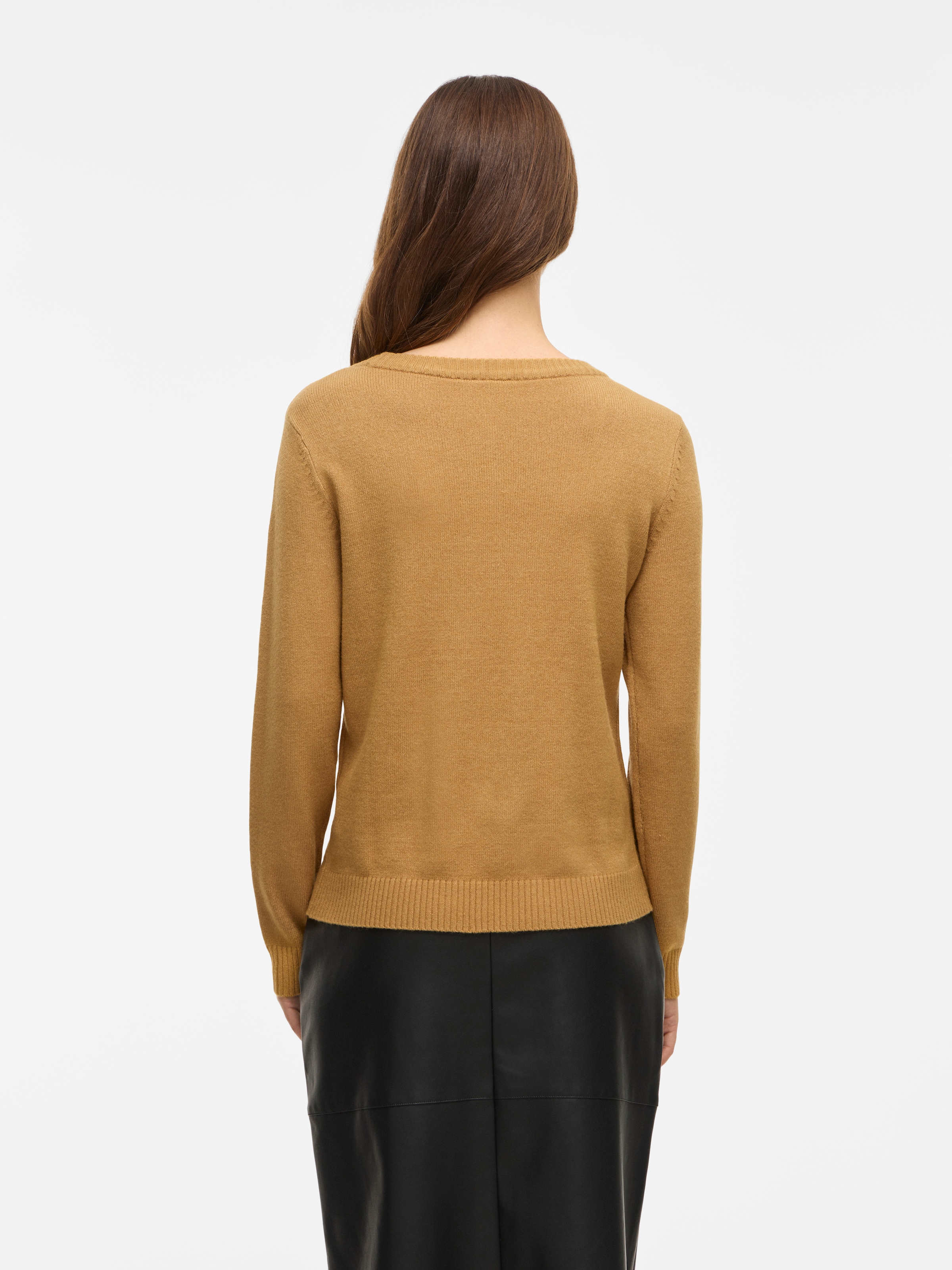 Vila Rundhalspullover »VIRIL O-NECK L/S  KNIT TOP - NOOS«