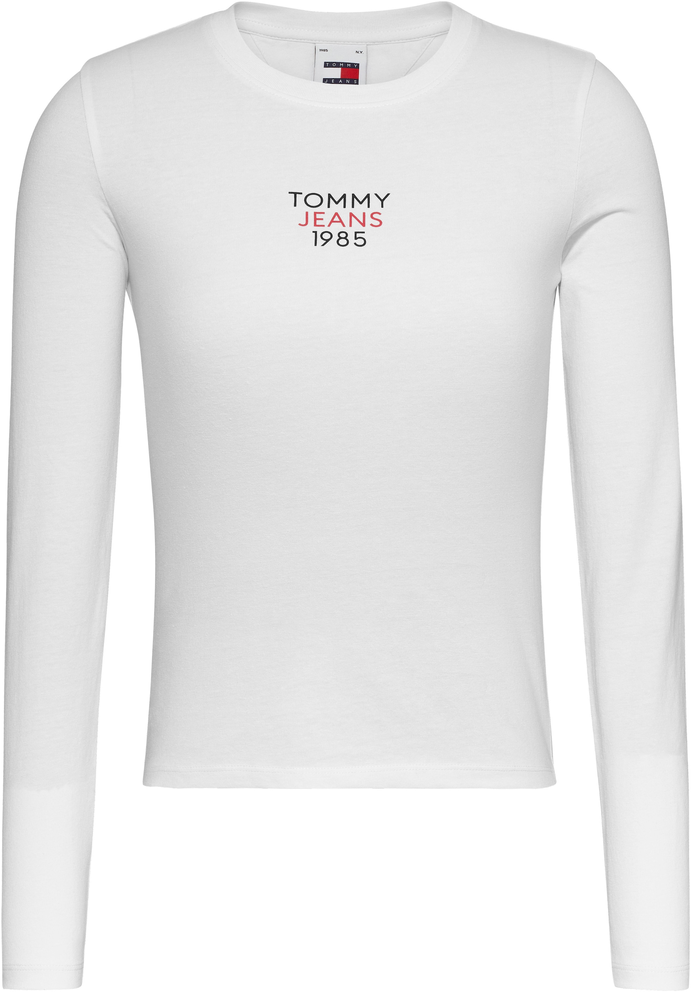 Tommy Jeans Langarmshirt Shirt«, Longsleeve Logo Logoschriftzug Fit Essential bei ♕ »Slim mit