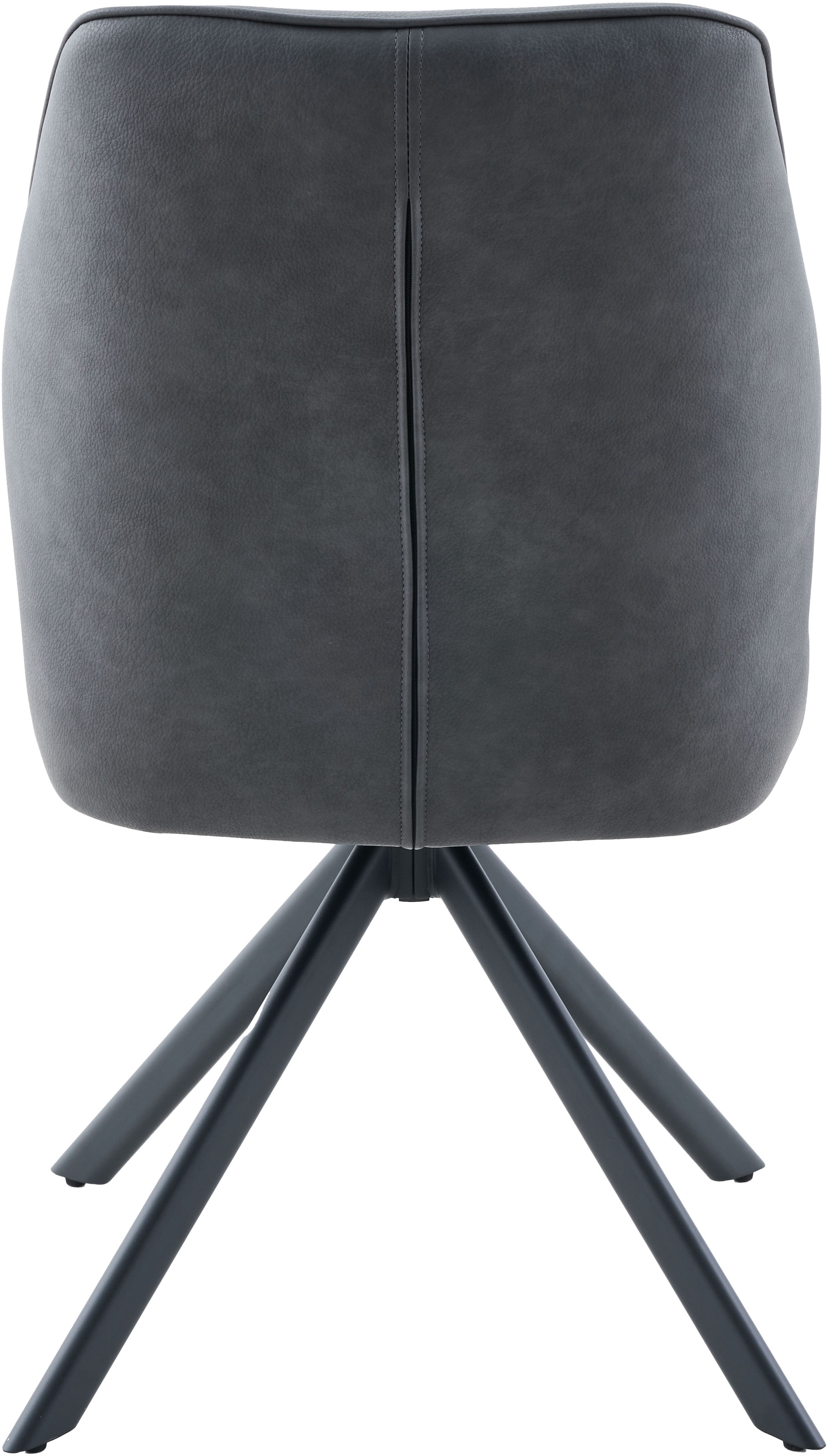 HELA 4-Fußstuhl »PRIZZI« (Set) 2 Stk.4-Fuß, 360° drehbar, Gestell oval, gepolstert, Lederoptik