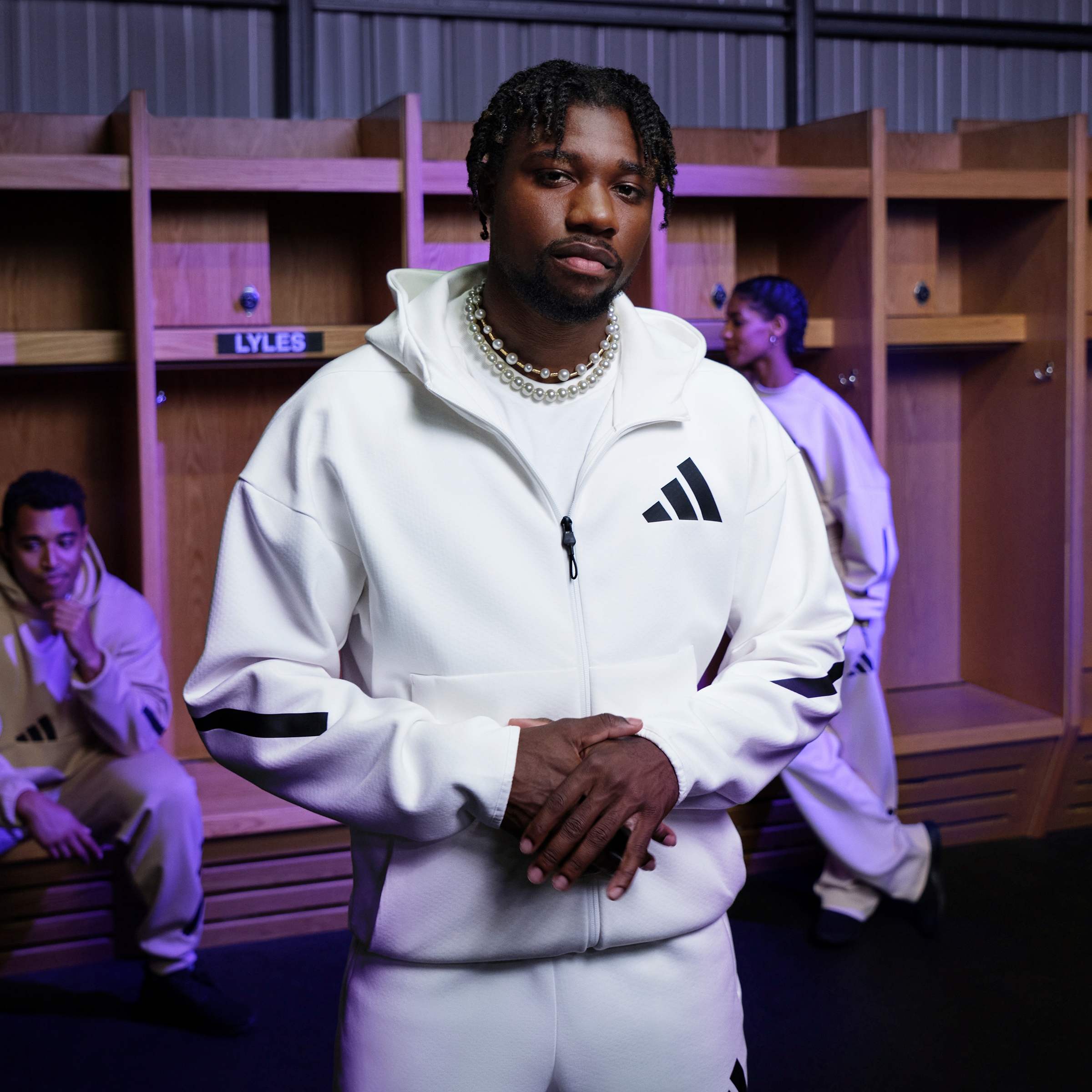 adidas Sportswear Kapuzensweatshirt »M Z.N.E. FZ«, für sportliche Aktivitäten, aus Polyester und Baumwolle
