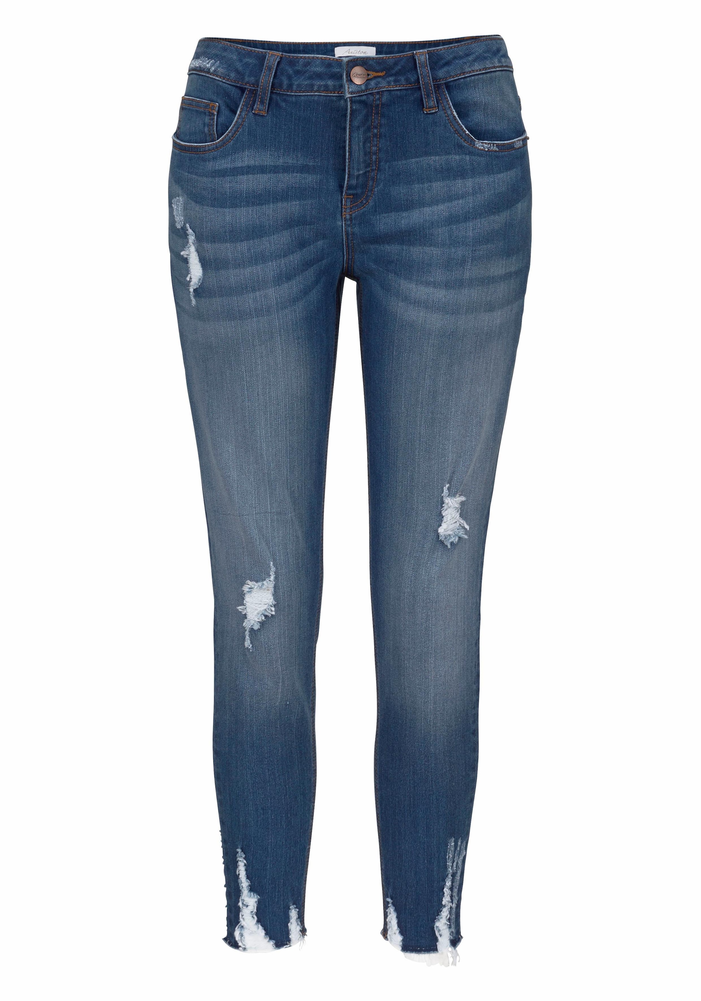 Aniston CASUAL Skinny-fit-Jeans, mit Destroyed-Effekt