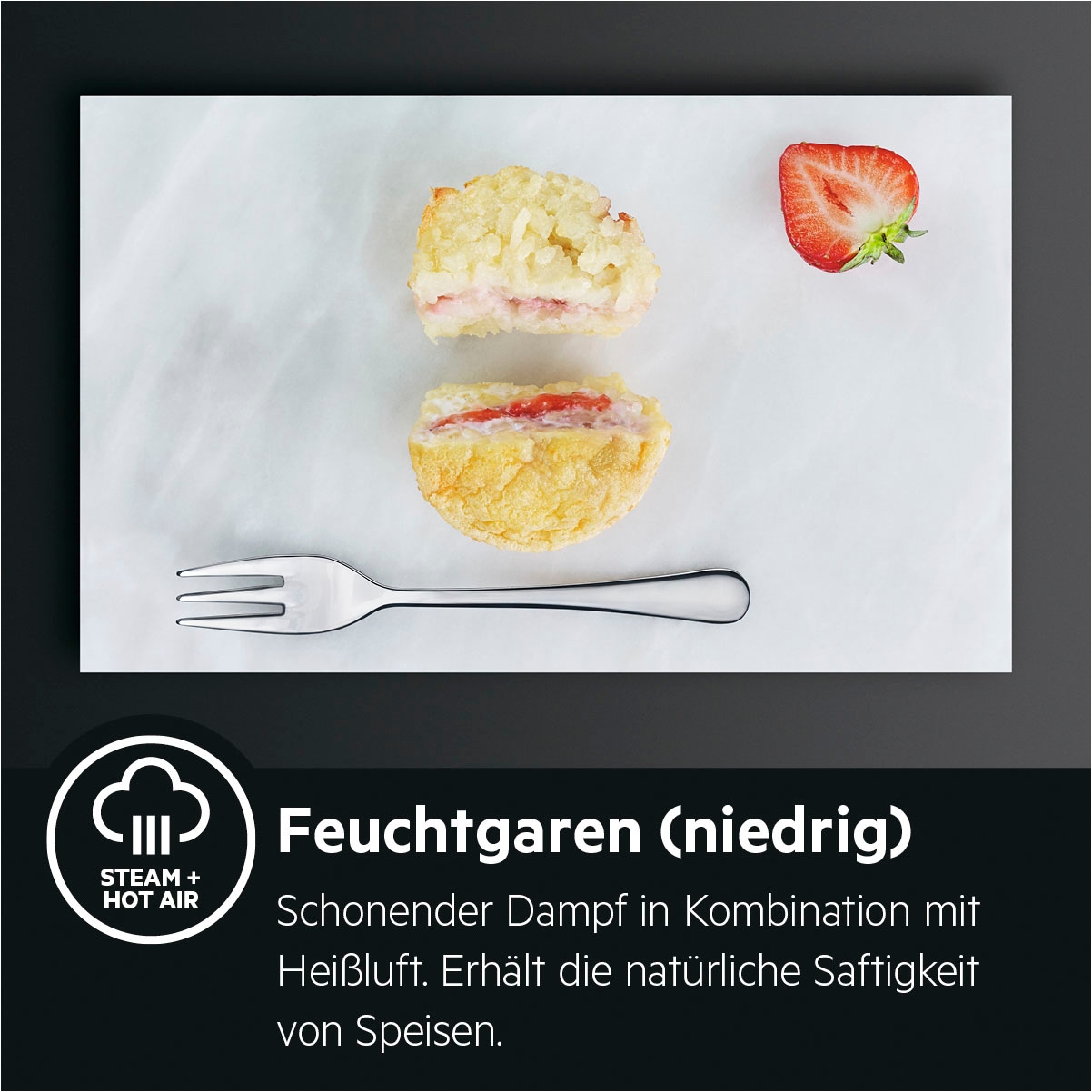 AEG Einbaubackofen Serie 7000 »BSS57606BM 949 494 825«, mit Vollauszug, Pyrolyse-Selbstreinigung