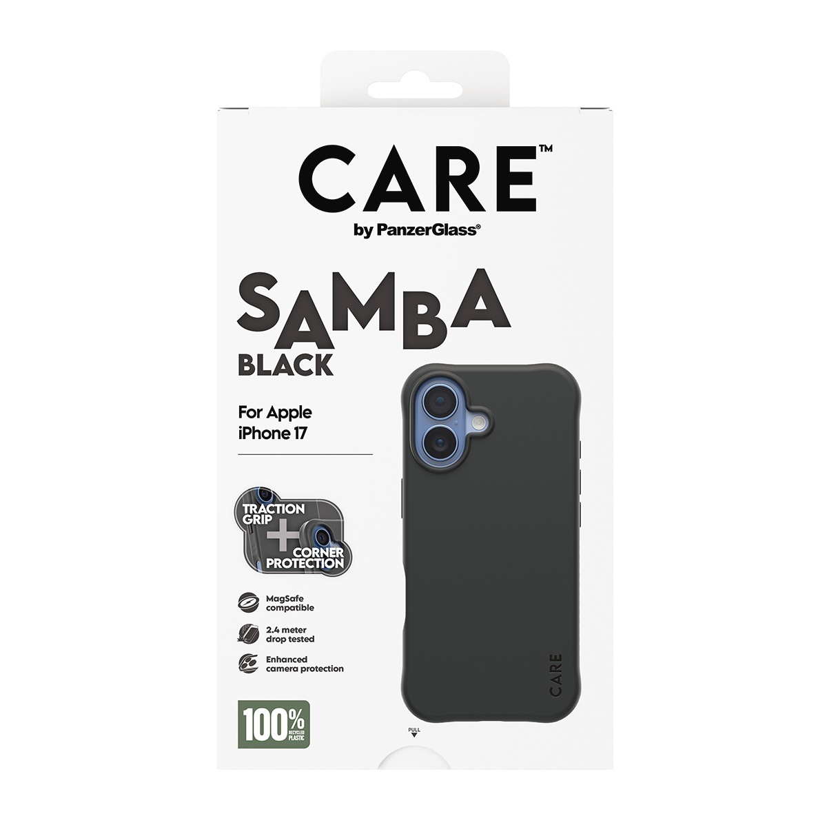 CARE by PanzerGlass Handyhülle »Samba MagSafe Case für Apple iPhone 17« Smartphones Backcover, Schutzhülle, Handyschutzhülle, Case, Schutzcase, stoßfest