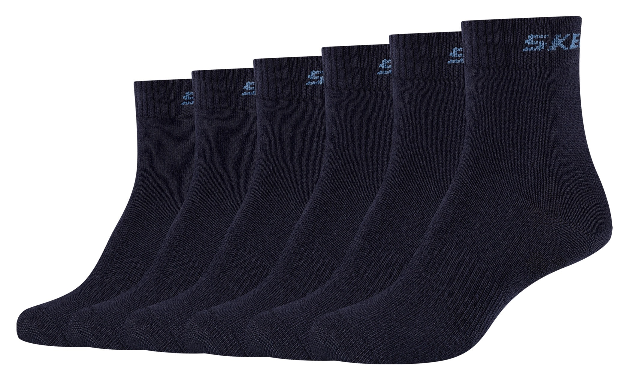 Socken, (6 Paar), (6) Paar mit Mesh Ventilation System