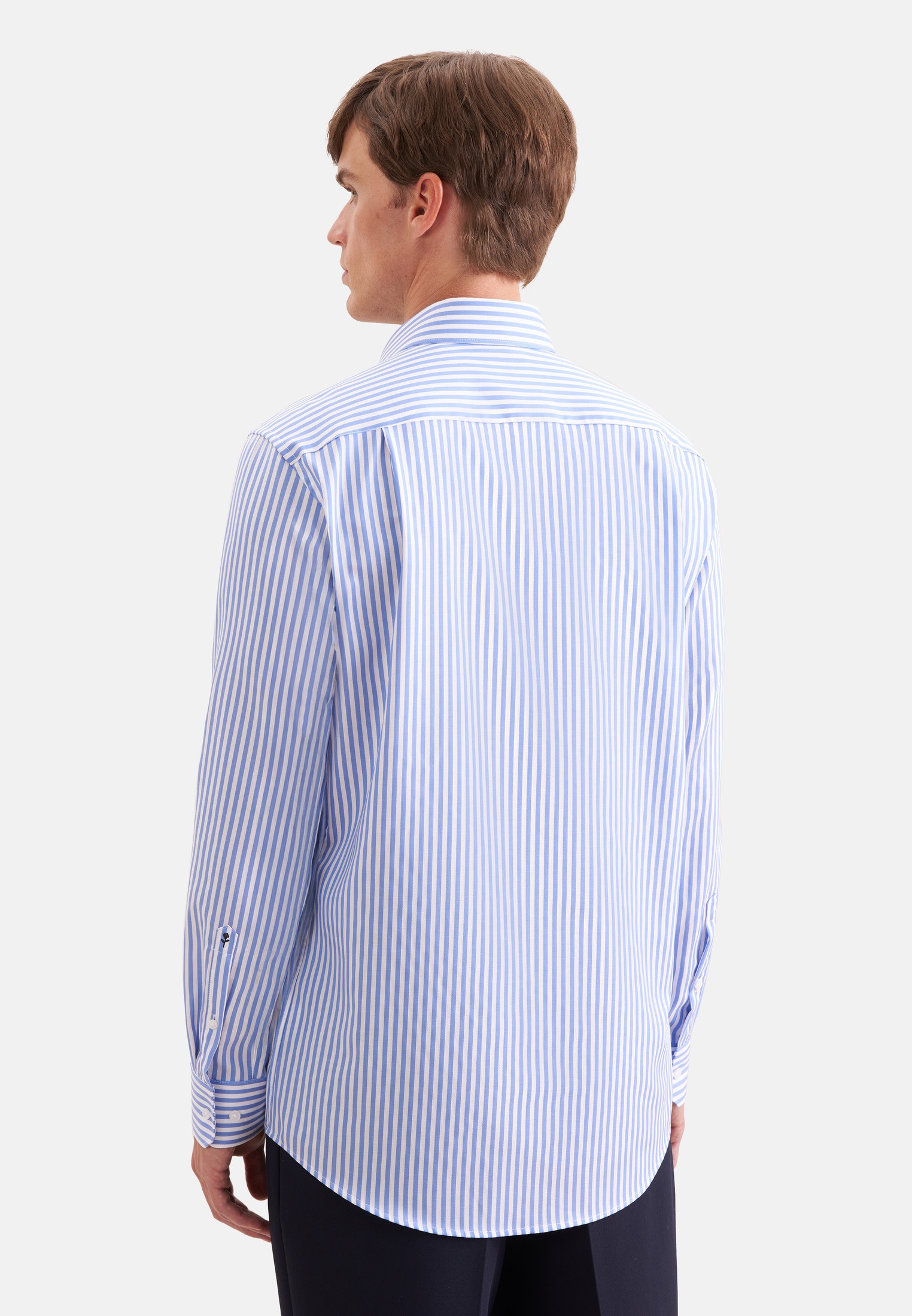 seidensticker Businesshemd »Schwarze Rose« Comfort 1/1 Kentkragen Gestreift