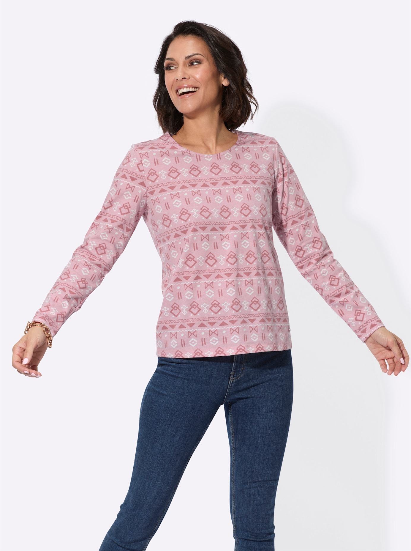 Casual Looks Langarmshirt »Shirt«, (1 tlg.)