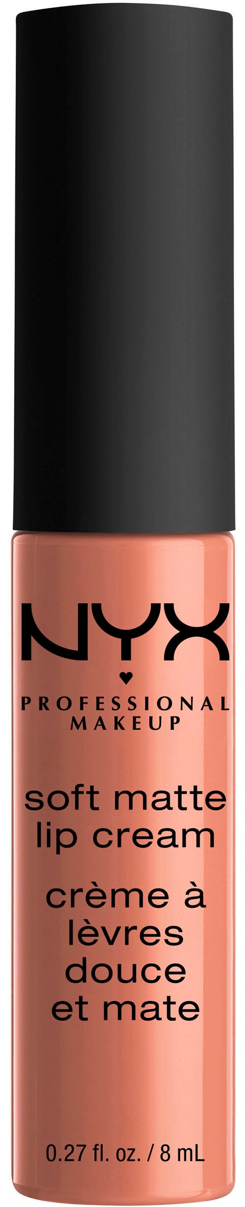 NYX Lippenstift »Professional Makeup Soft Matte Lip Cream«, mit natürlichen Inhaltstoffen