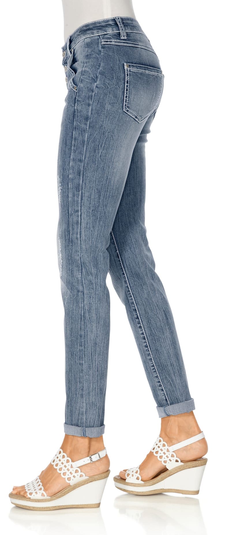 heine Boyfriend-Jeans, (1 tlg.)
