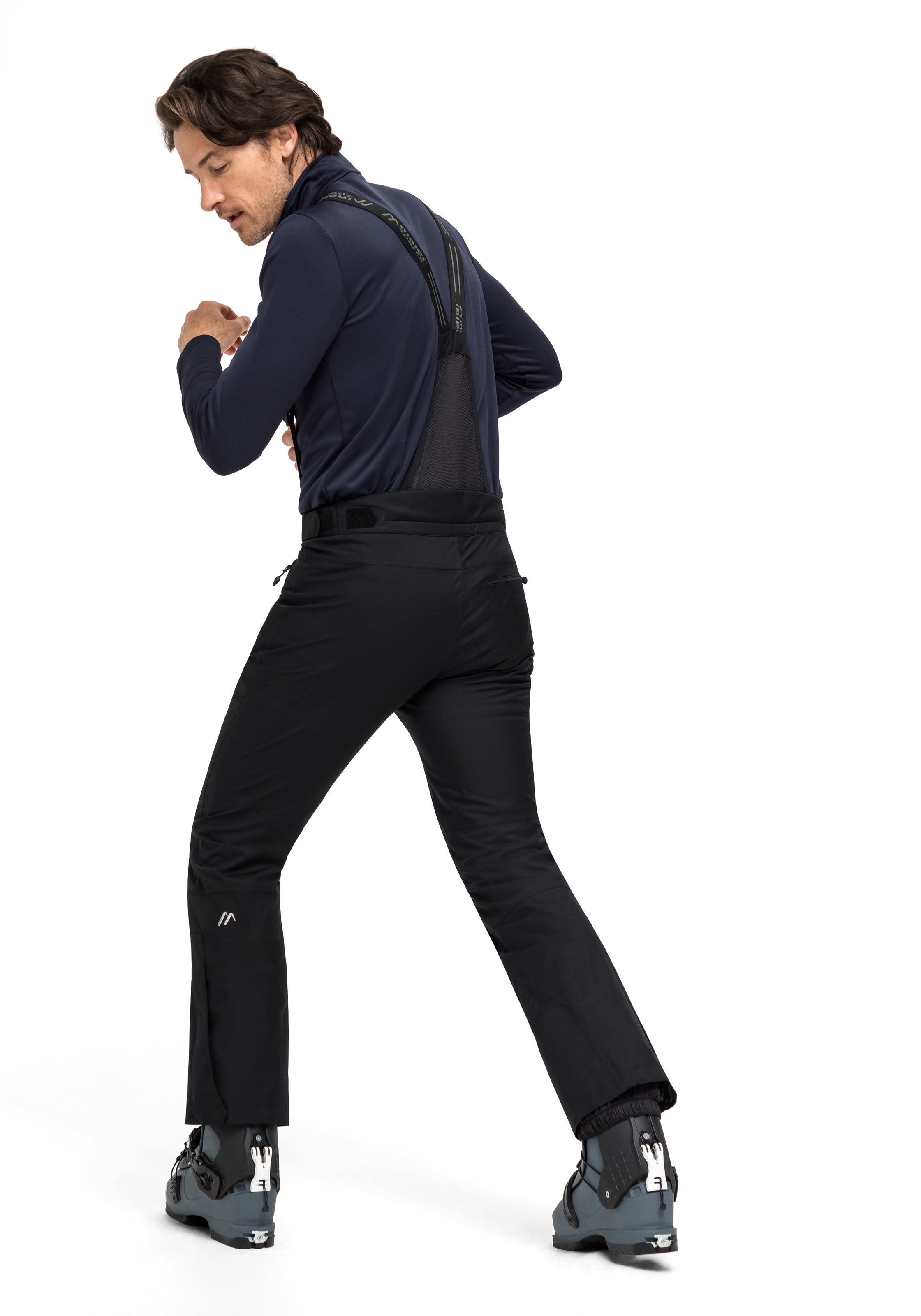 Maier Sports Skihose »Anton light«, Herren Schneehose mit Hosenträgern, wind/wasserdicht, Regular Fit