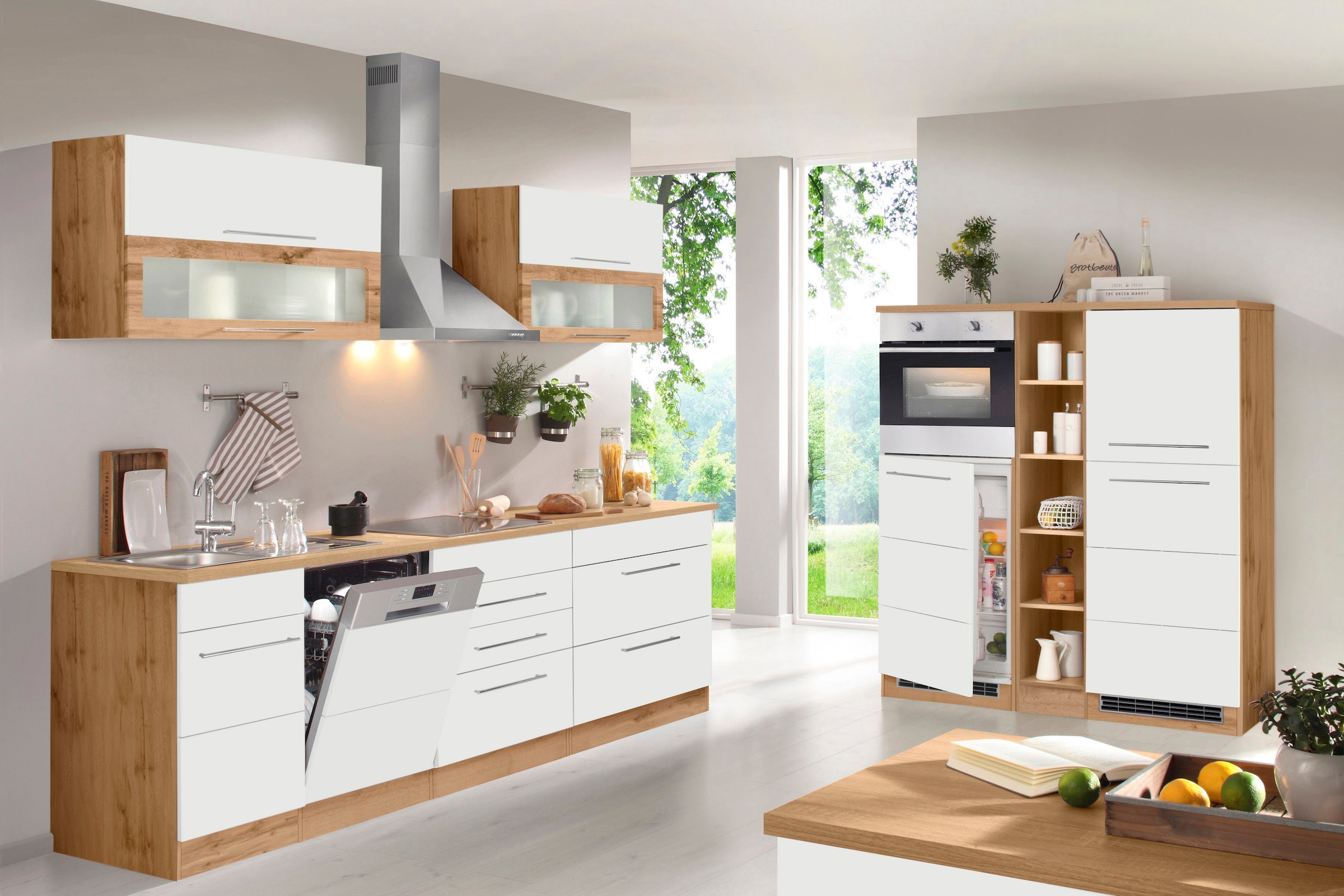 KOCHSTATION Kühlumbauschrank »KS-Wien«, 60 cm breit, für Einbaukühlschrank