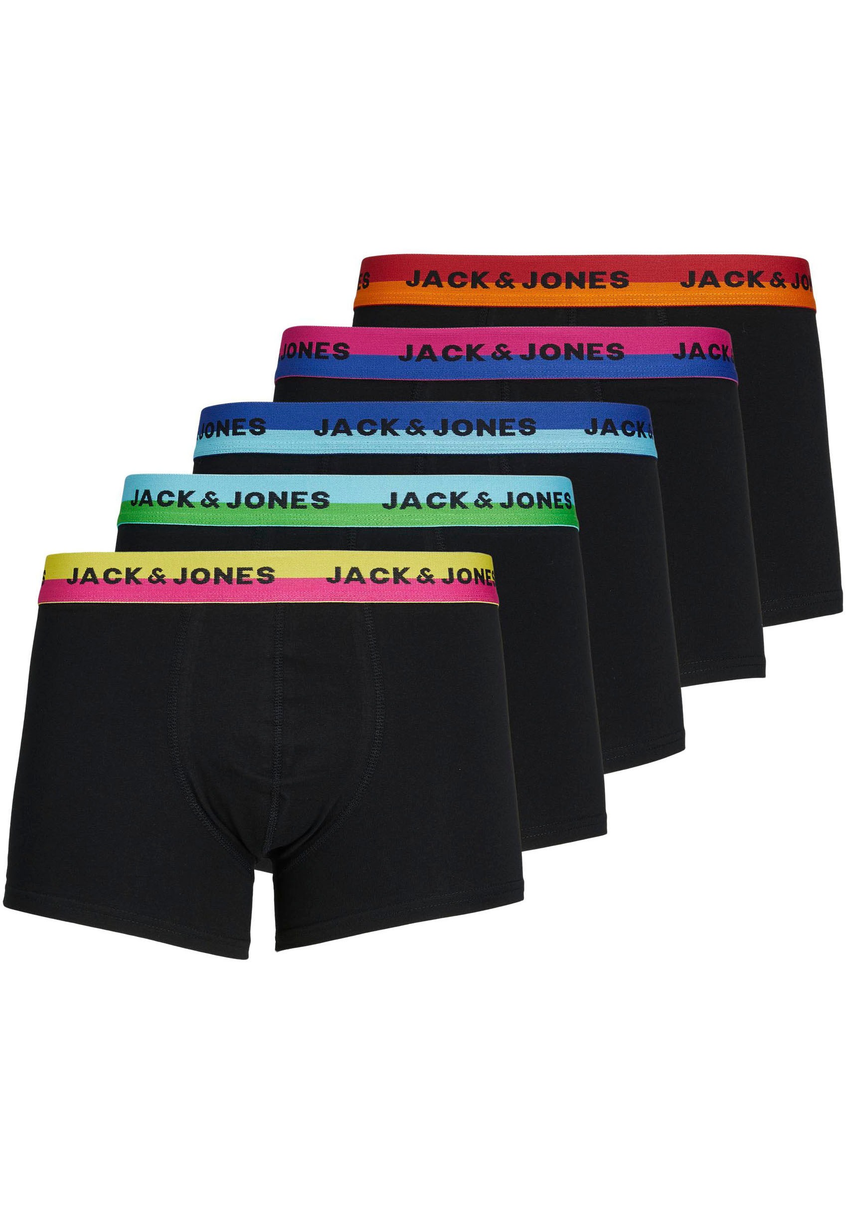 Jack & Jones Boxershorts »JACCOLOR WB TRUNKS 5 PACK«, (Packung, 5 St.) kaufen
