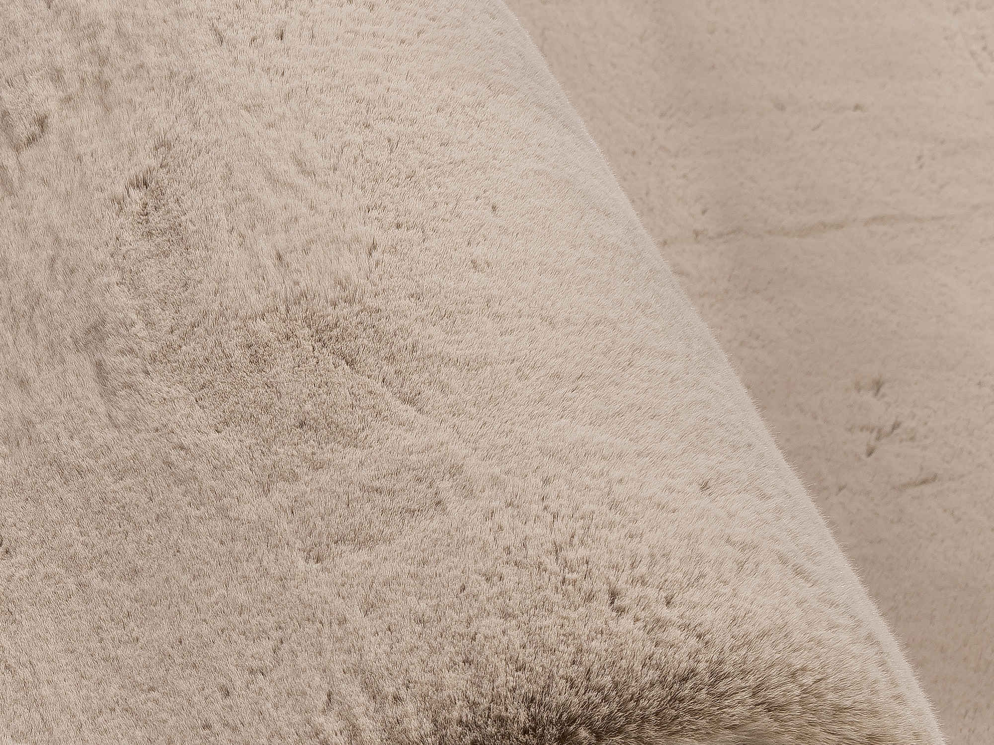 OCI DIE TEPPICHMARKE Teppich »ALISSA«, rechteckig, 38 mm Höhe, Kuschelig weicher Flor, Kaninchen Fell Haptik, getuftet