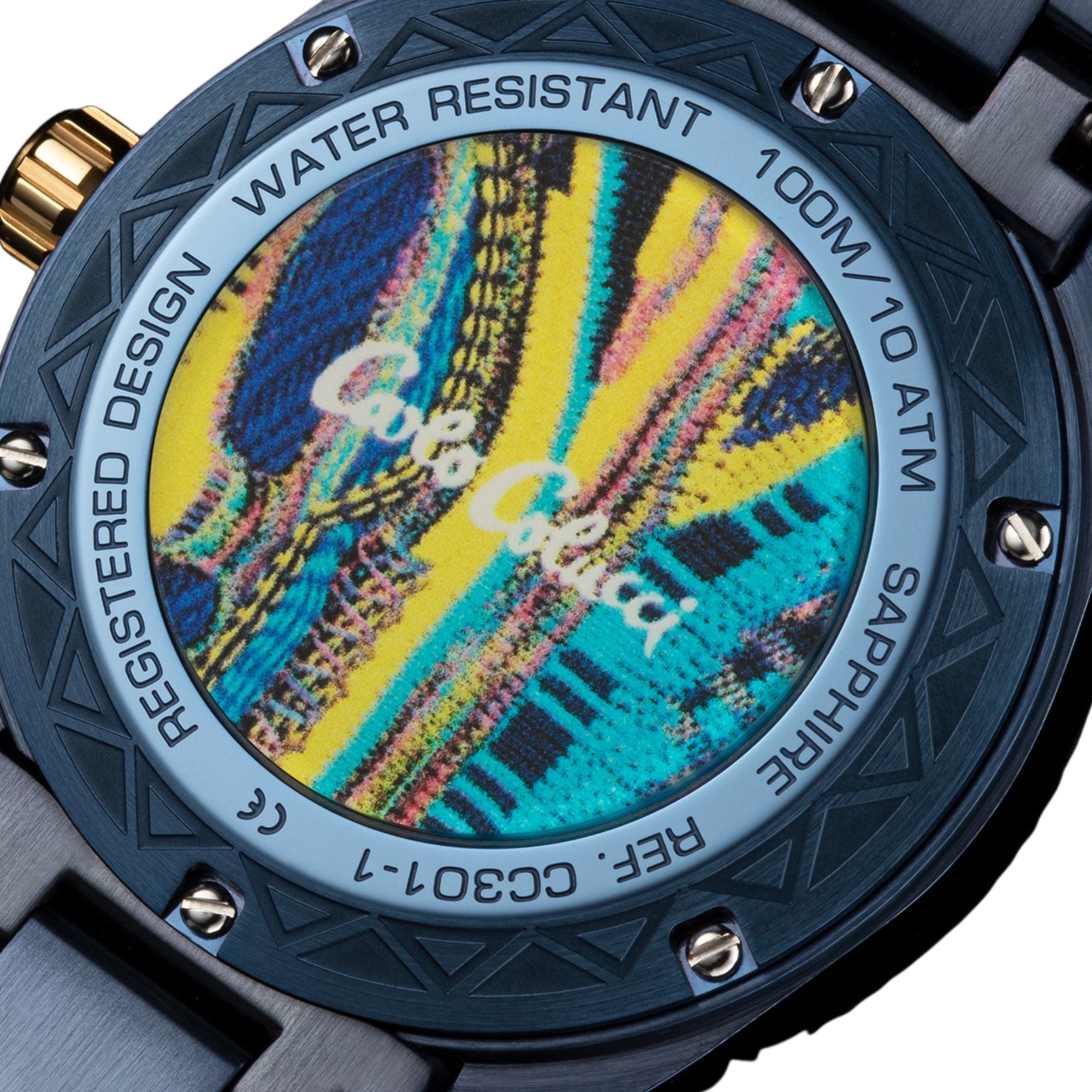 CARLO COLUCCI Quarzuhr »CC301-1« Armbanduhr, Herrenuhr, Edelstahlarmband, analog