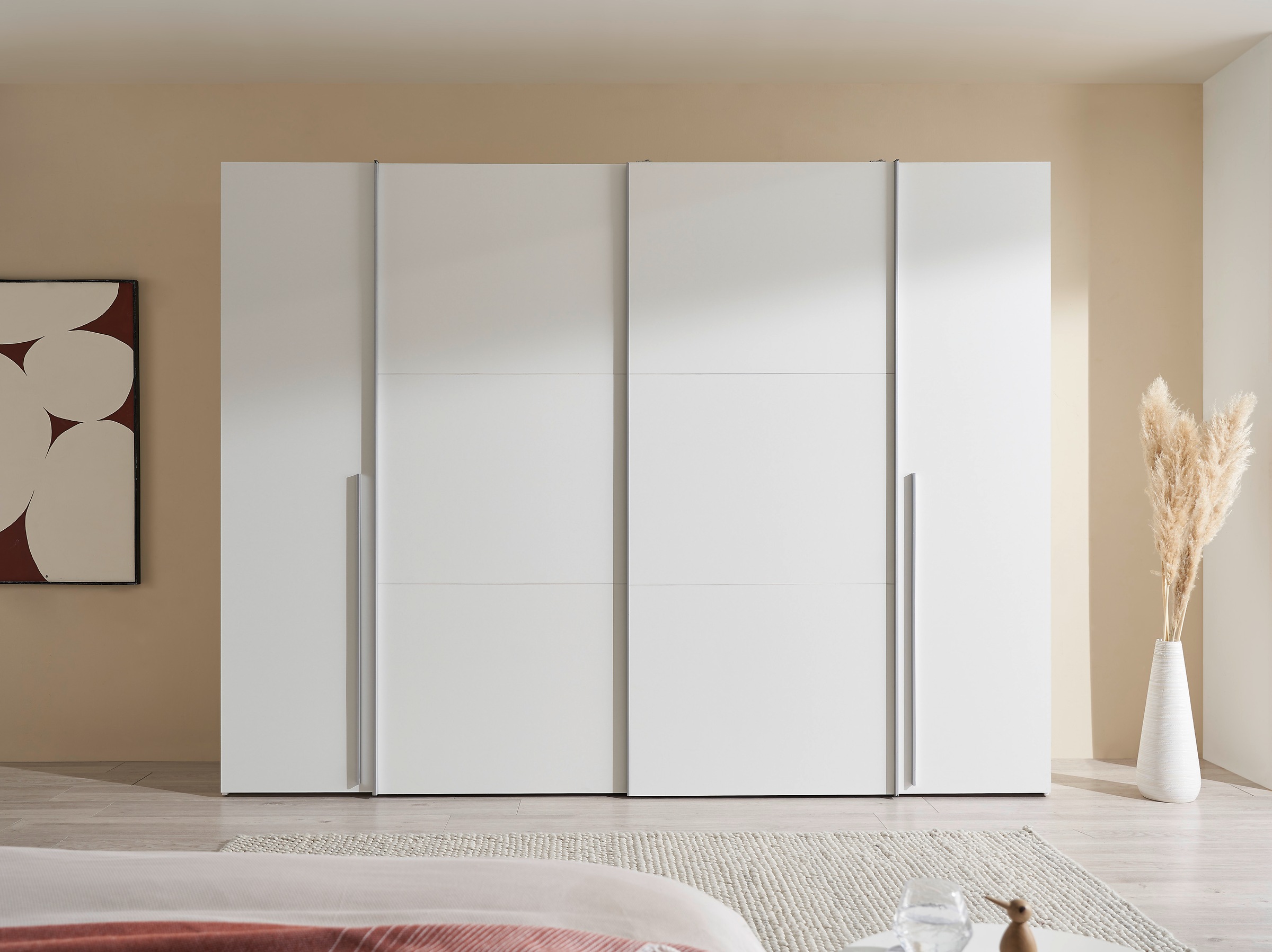 Schlafkontor Schwebetürenschrank »Maturs Drehtürenschrank«, 2 Schwebetüren, 2 Drehtüren mit 10 Einlegeböden und 2 Kleiderstangen